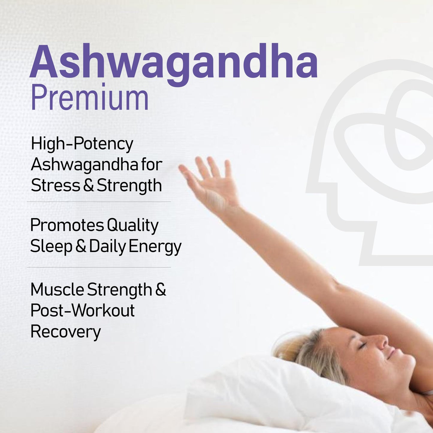 NANOWELL Ashwagandha Premium Capsules, 120 Count