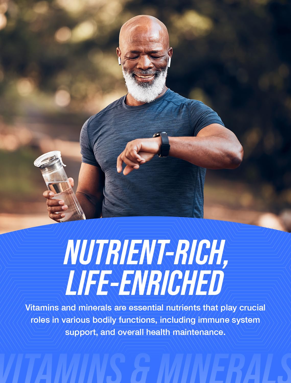 BulkSupplements Multivitamin for Men 50 Plus Softgels 300 Count
