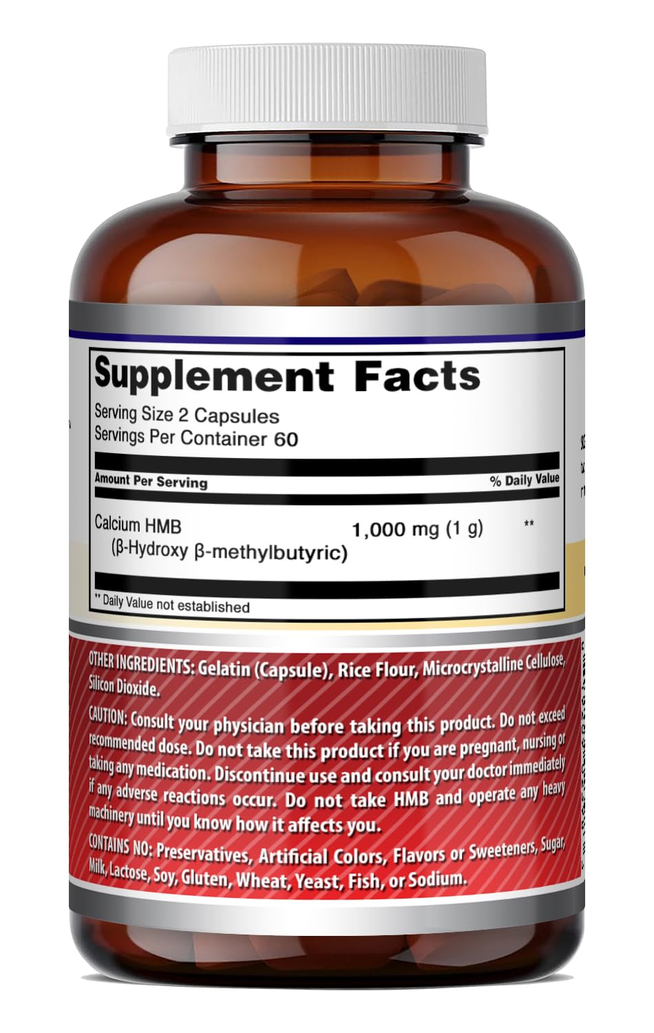 Amazing Nutrition HMB 1000mg Capsule, 120 Capsules