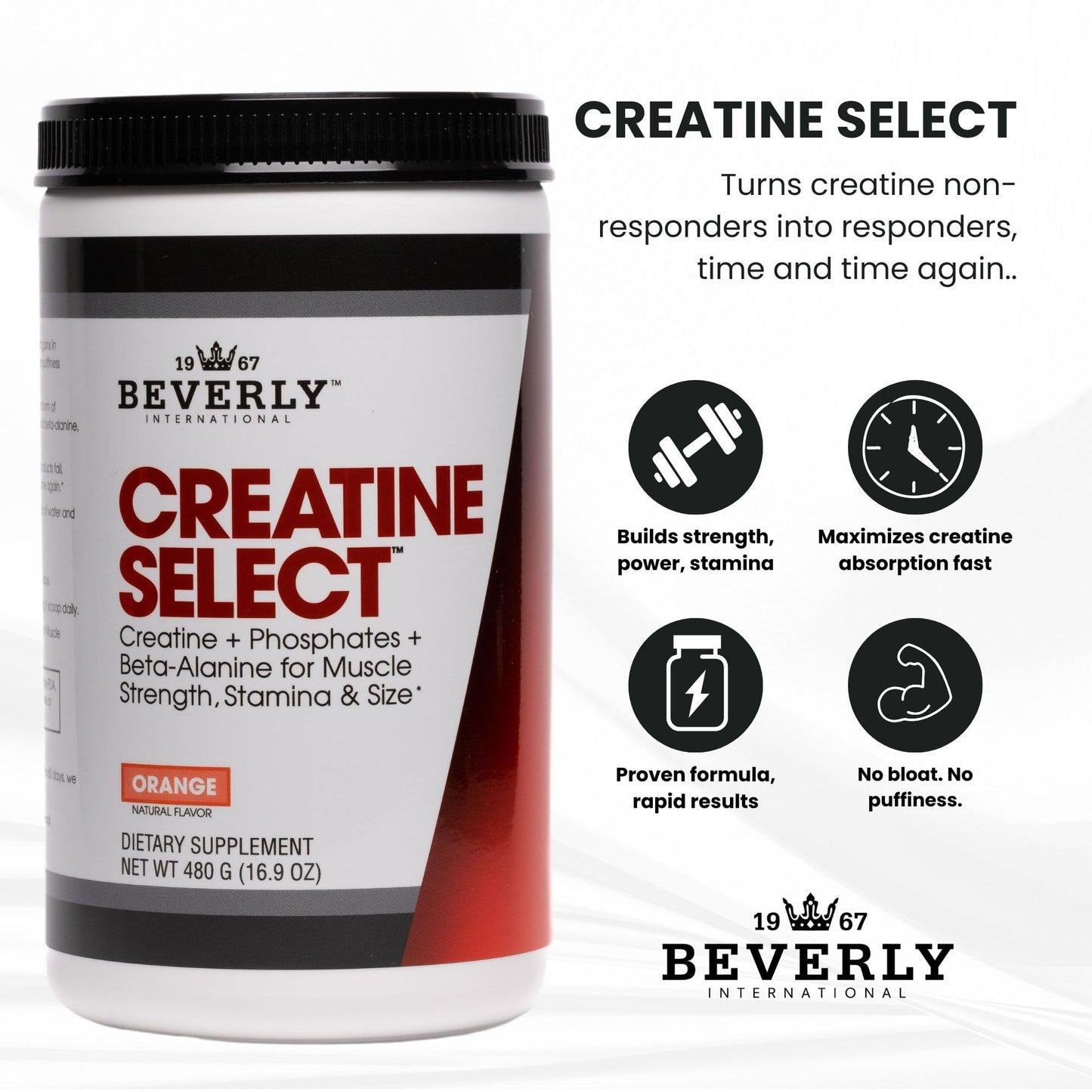 Beverly International Creatine Select with Phosphates Powder 16.9 oz