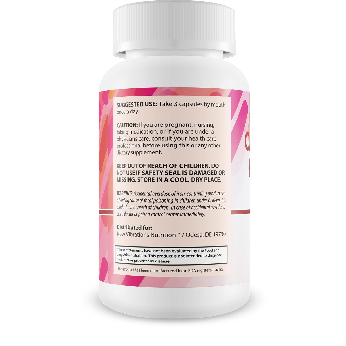 New Vibrations Nutrition Cardio Hack Capsule 90 Count