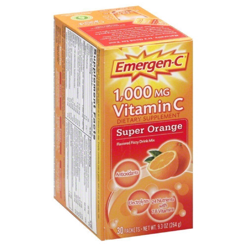 Emergen-C Super Orange Powder 120 Packets