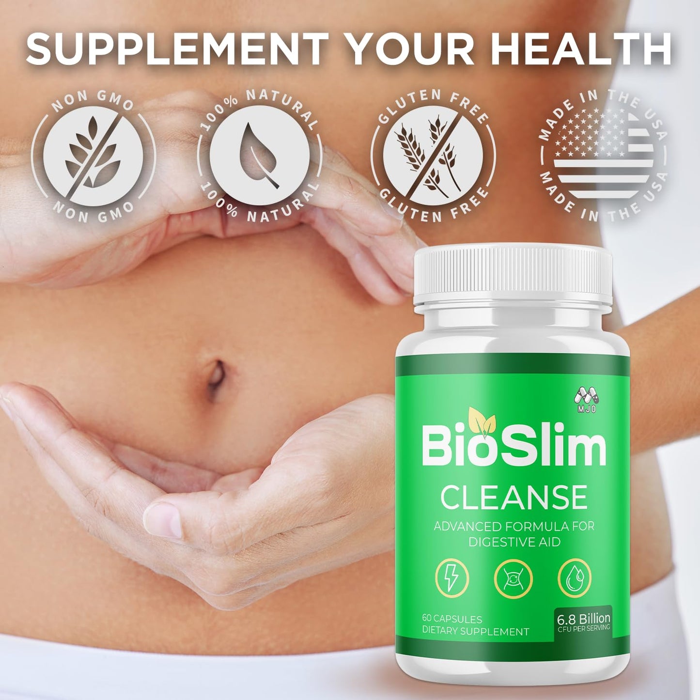 MJO Bioslim Cleanse Capsules 300 Capsules