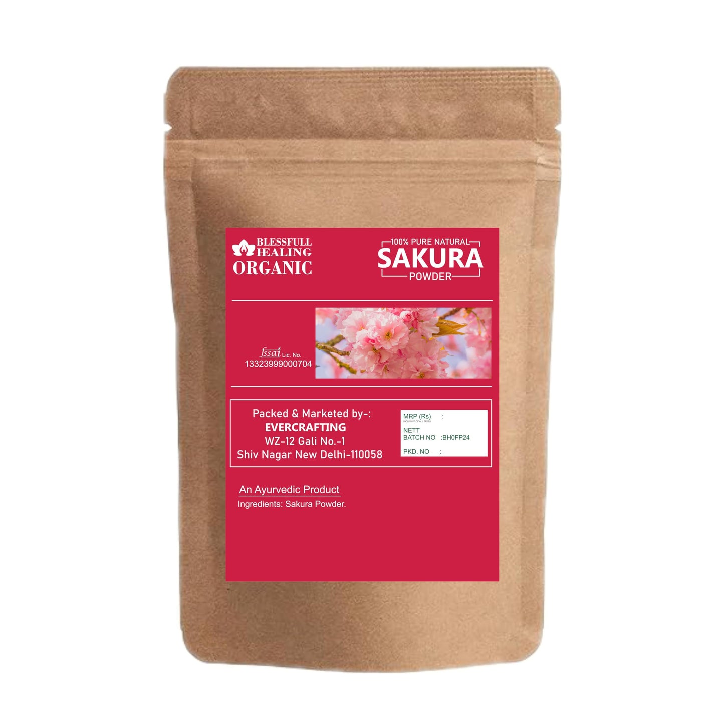Blessfull Healing Organic Sakura Powder 10.58 oz