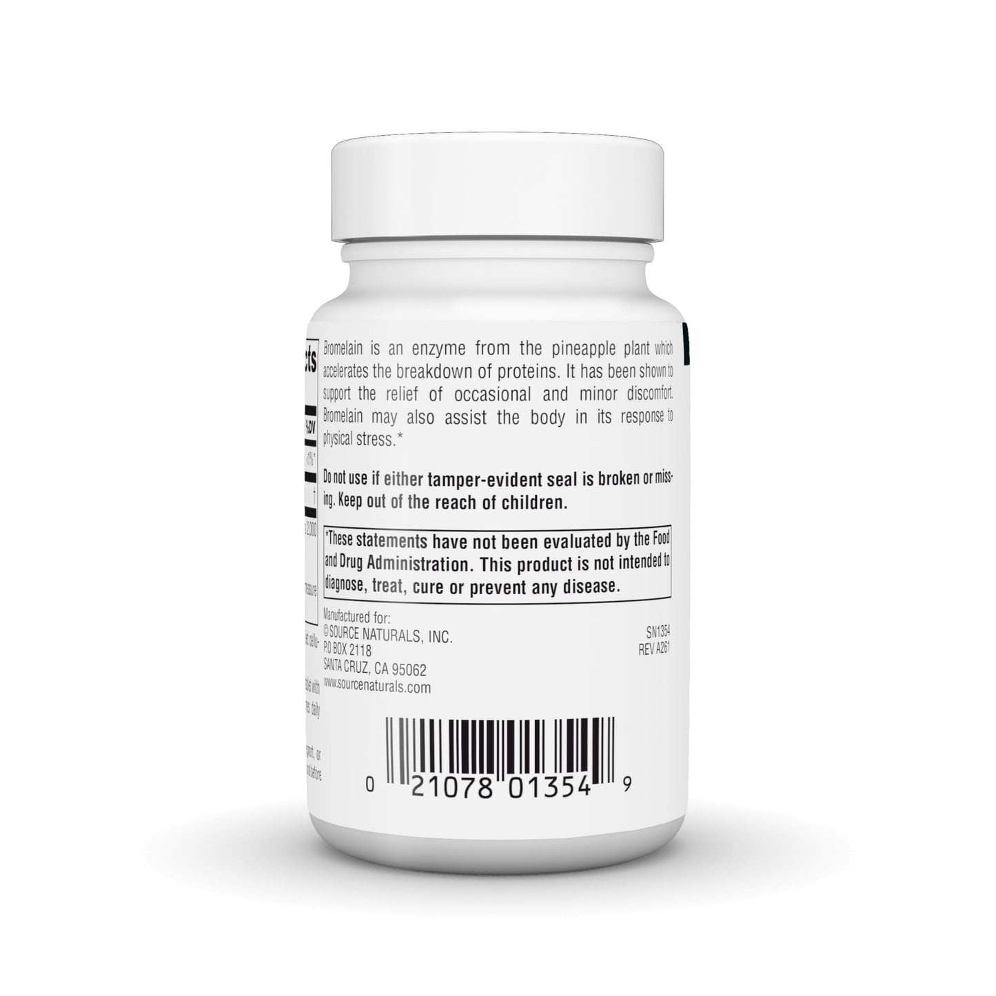 Source Naturals Bromelain Pineapple Enzyme 2,000 GDU/GRAM 500 mg Tablets, 60 Count