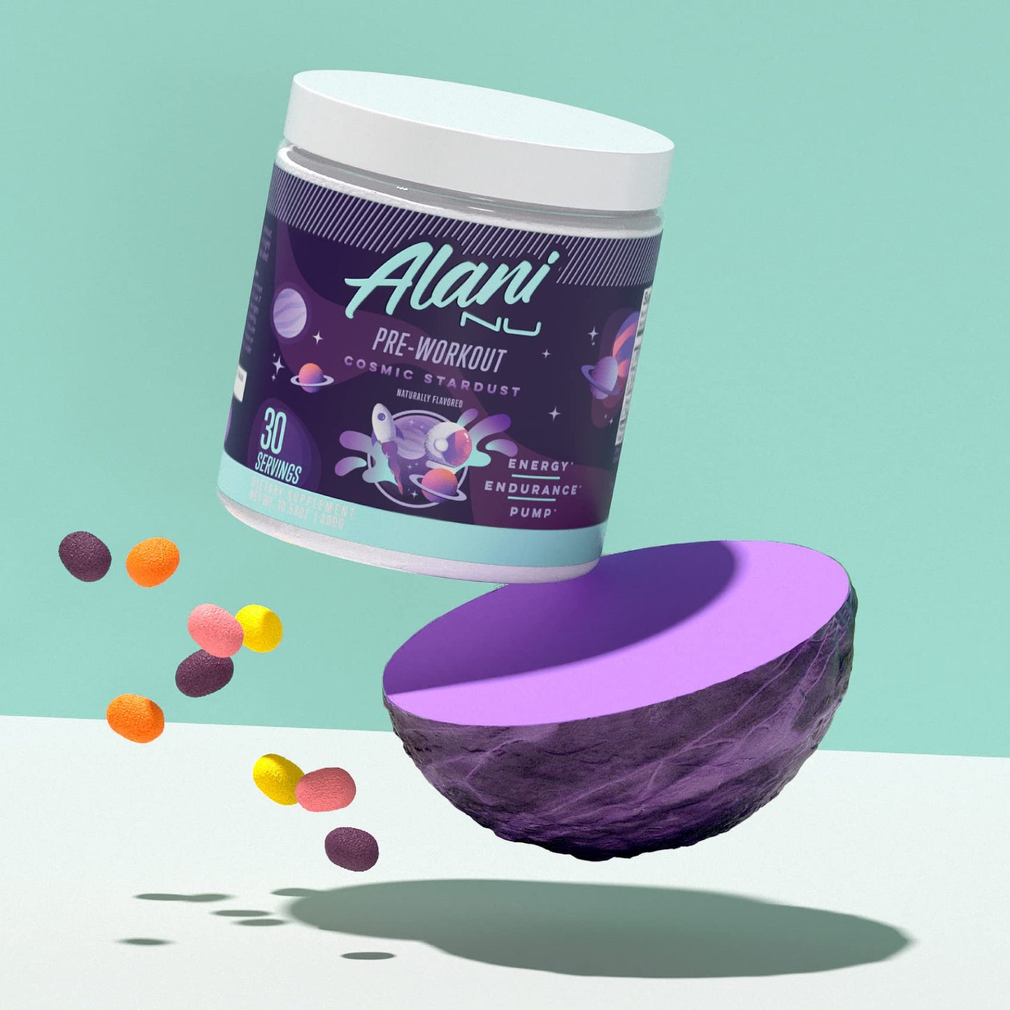 Alani Nu Pre Workout Cosmic Stardust Powder 10.2 oz