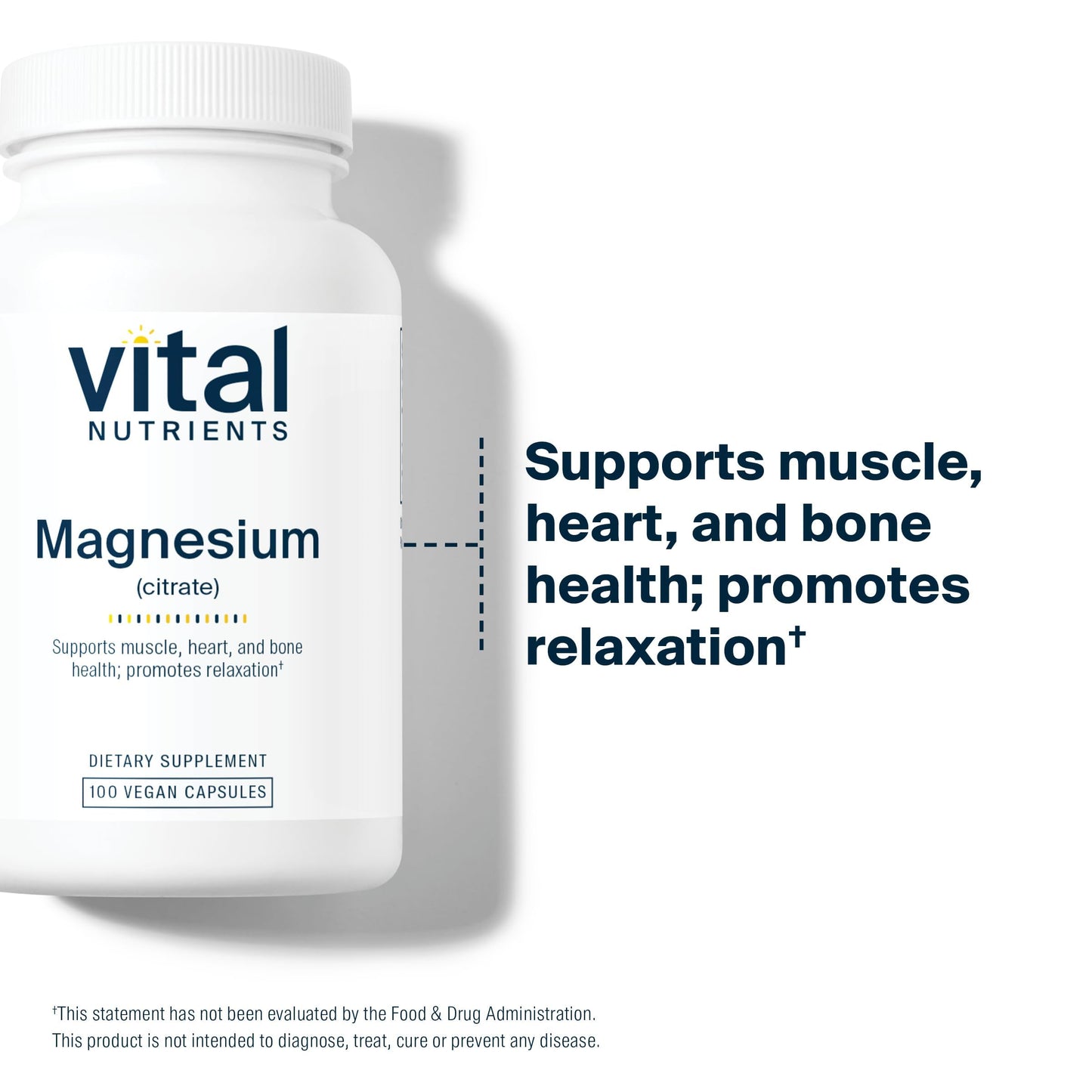 Vital Nutrients Magnesium Citrate 150mg Capsule 100 Capsules