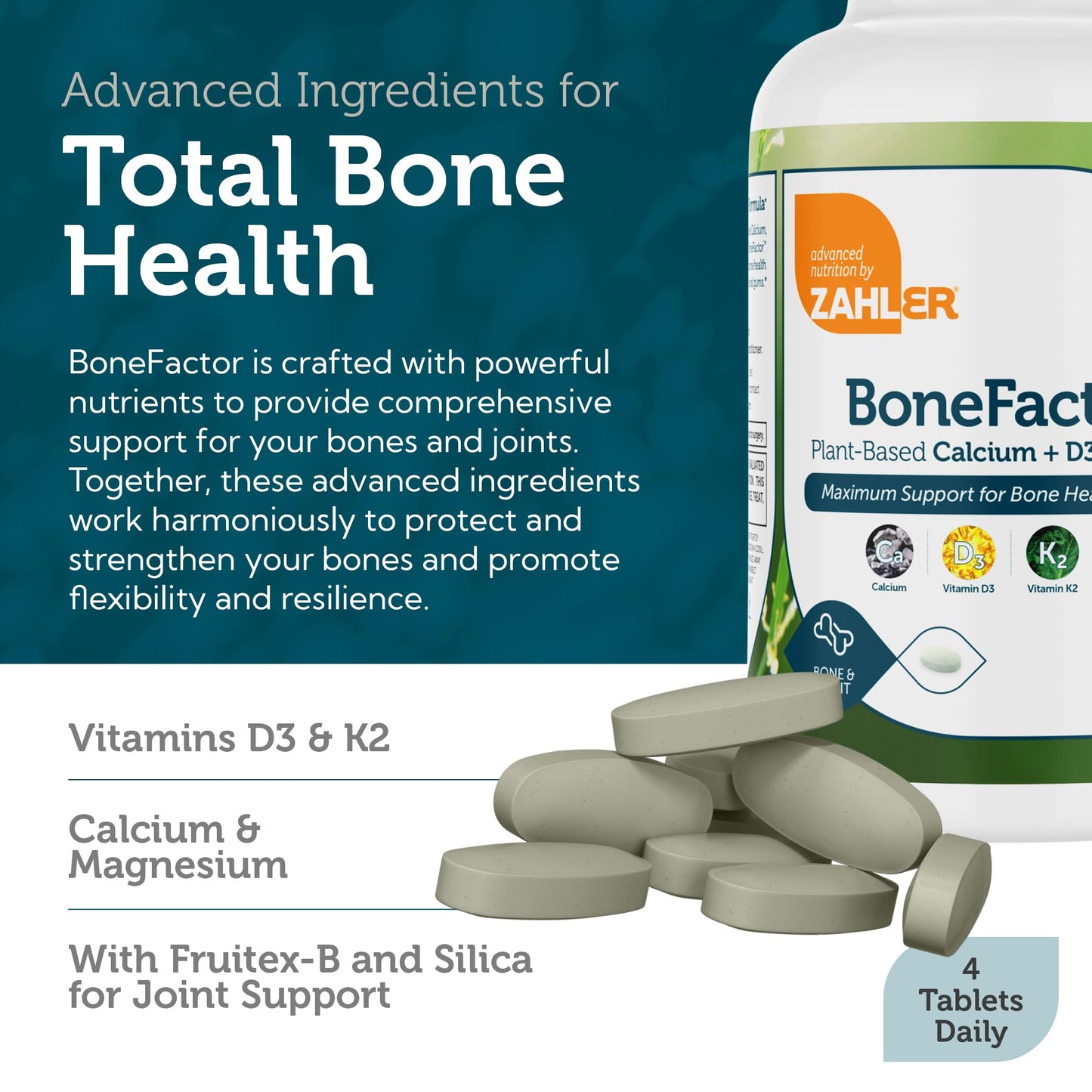 Zahler Bonefactor Tablet 120 Tablets