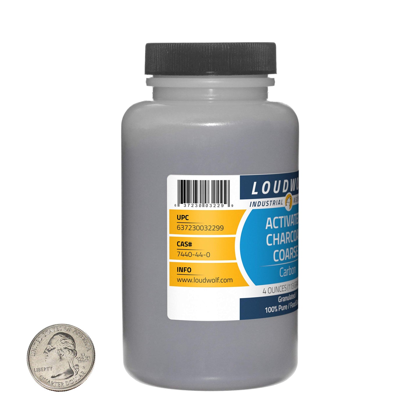 Loudwolf Activated Charcoal Powder, 4 Ounce