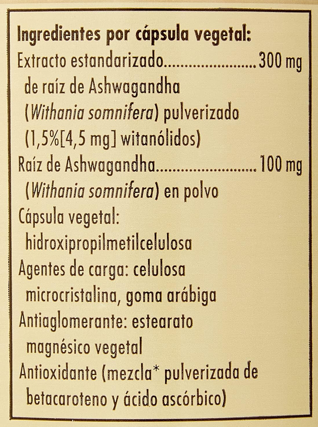 Solgar Ashwagandha Root Extract 60 Capsules