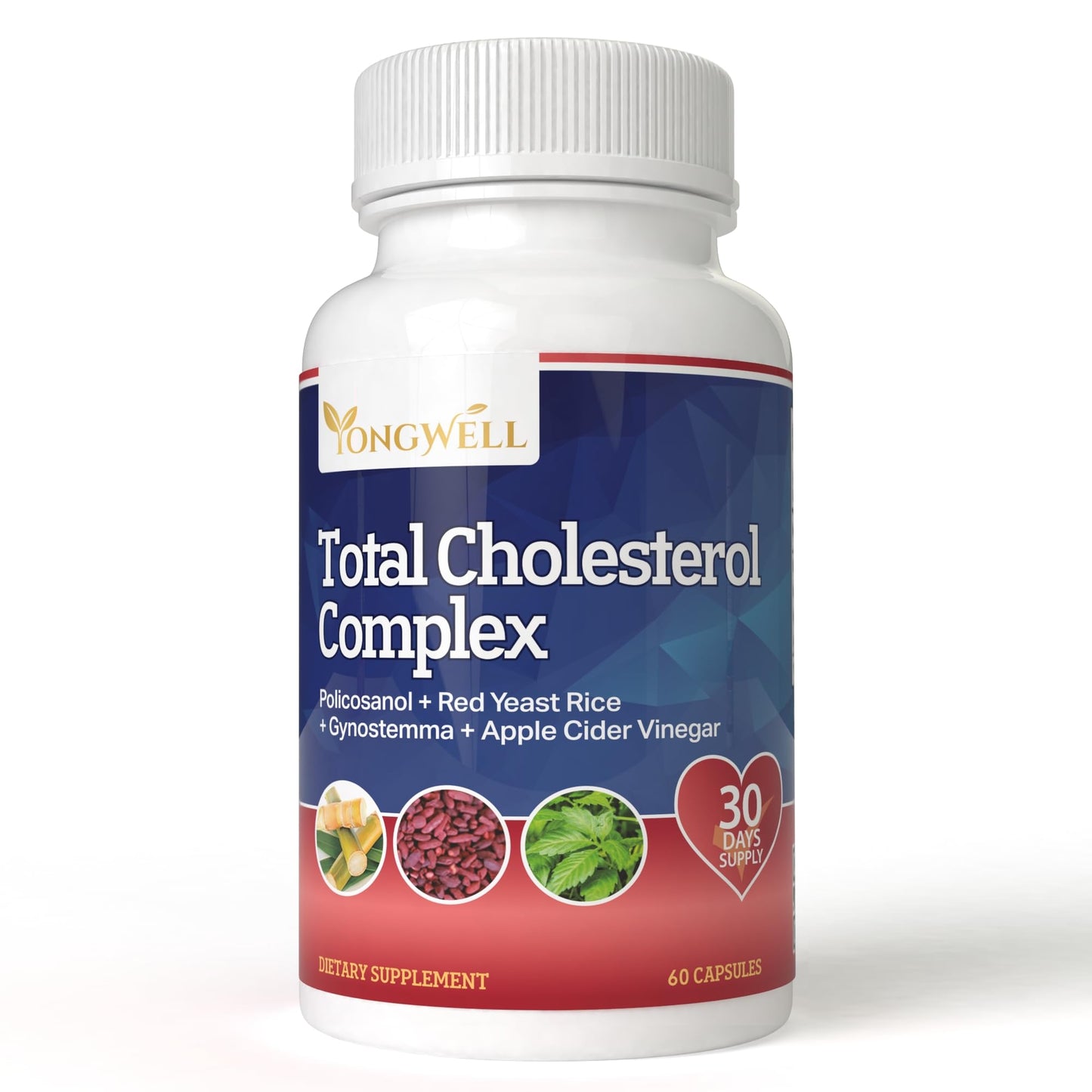 YongWell Total Cholesterol Complex, Promote Optimal Cholesterol Level, 60 Capsules