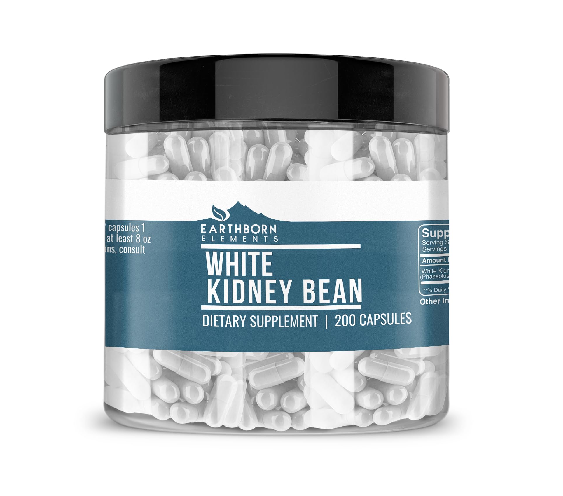 Earthborn Elements White Kidney Bean Extract Capsules 200 Count