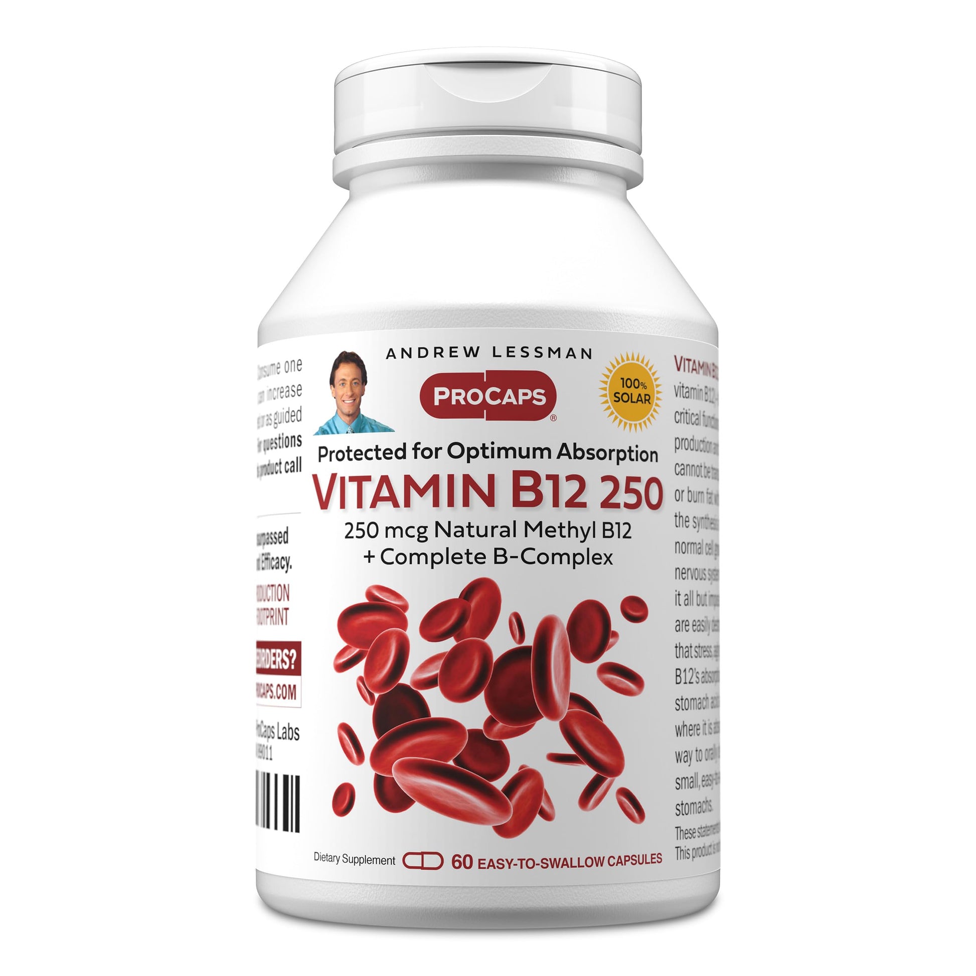 ANDREW LESSMAN Vitamin B12 250 60 Capsules
