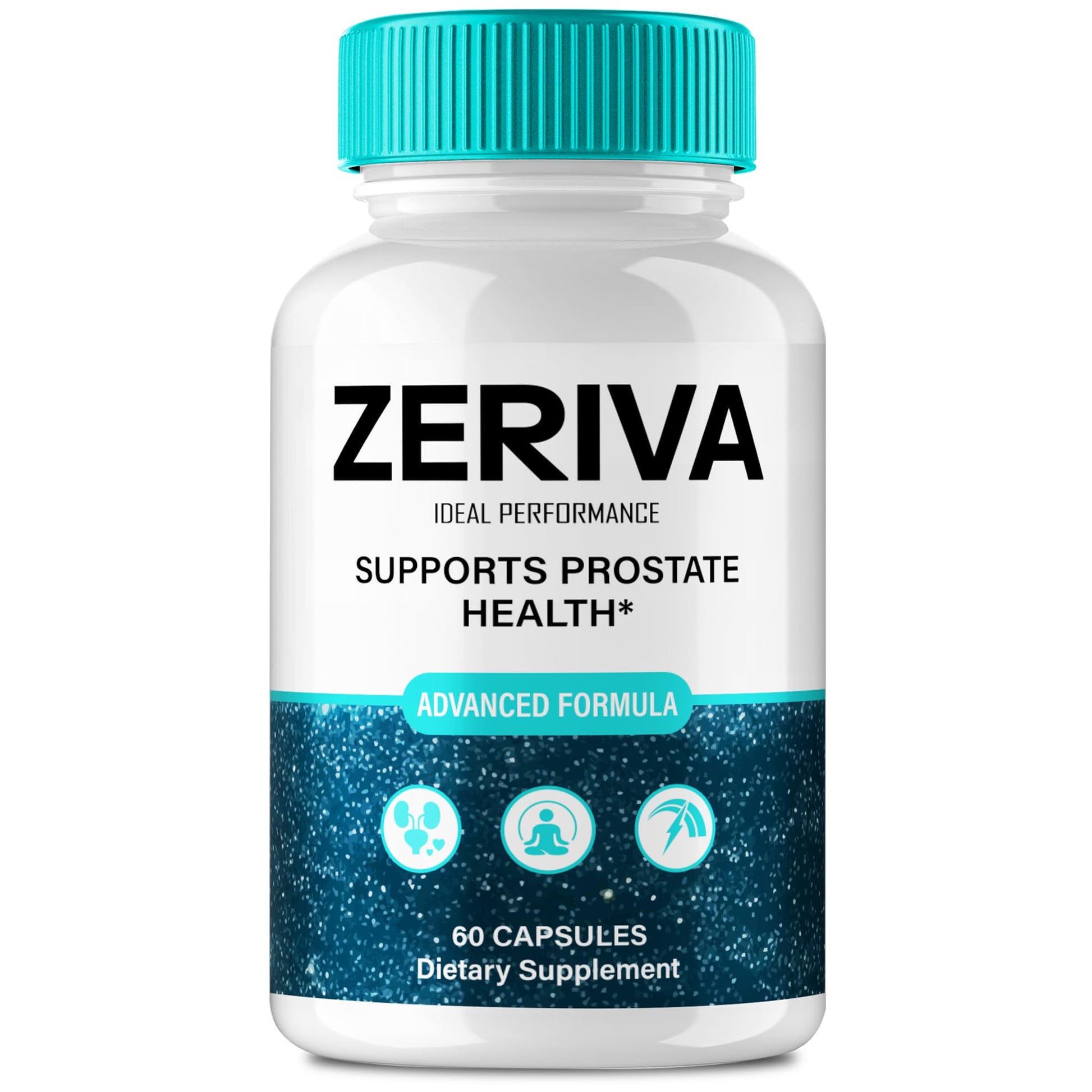 IDEAL PERFORMANCE Zeriva Prostate Health Supplement Capsules, 60 Capsules