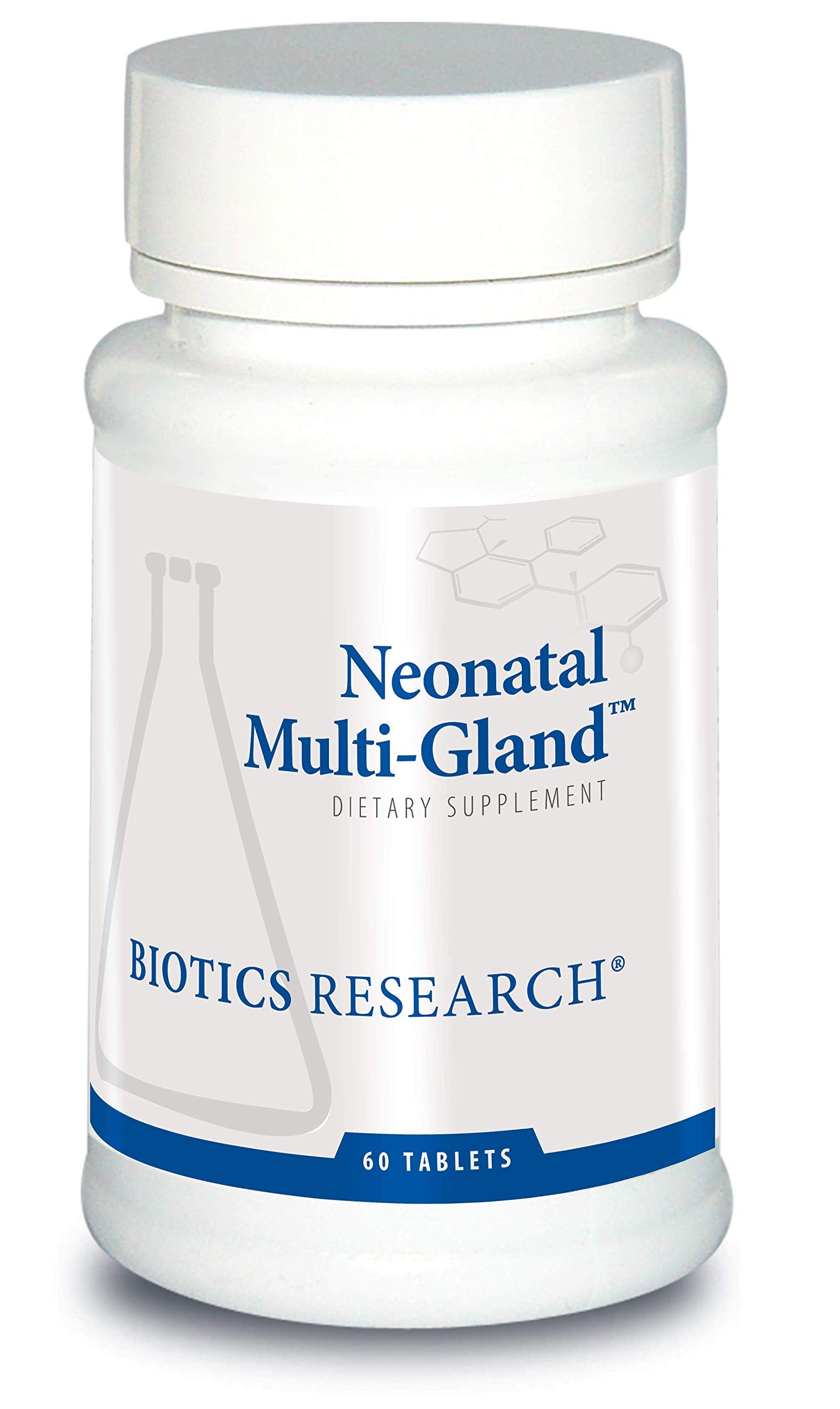 Biotics Research Neonatal Multi-Gland Mixed Organs and Glandular Concentrates, Broad Spectrum Therapy, Spleen, Heart, Pancreas, Kidney, Brain, Liver, Adrenal, Thymus, Pituitary or Hypothalamus 60 Tablets
