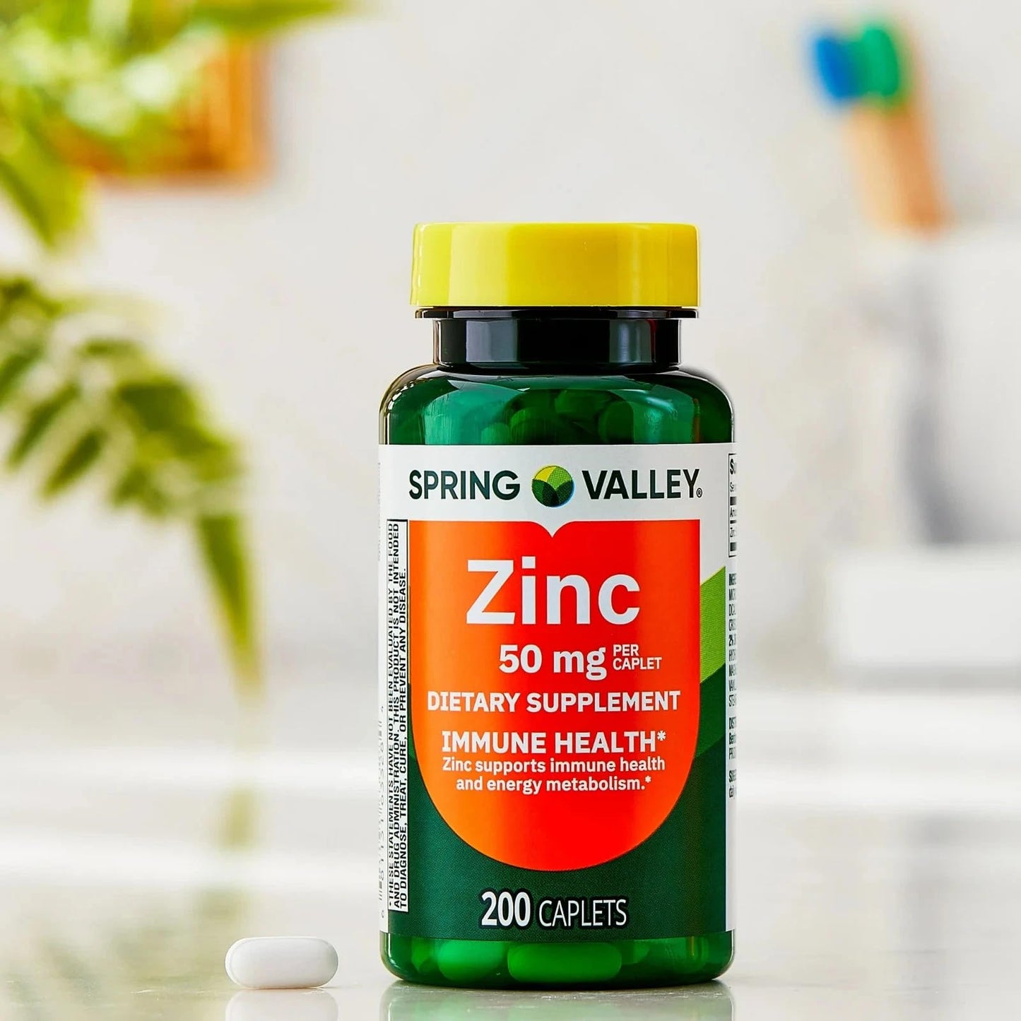 NEWCHEERS Zinc 50 mg Tablet, Immune & Antioxidant Support Supplement, 200 Count
