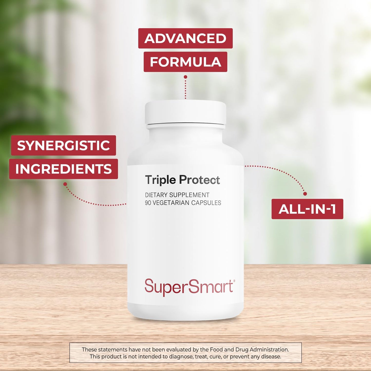 Supersmart Triple Protect Supplement Capsules 90