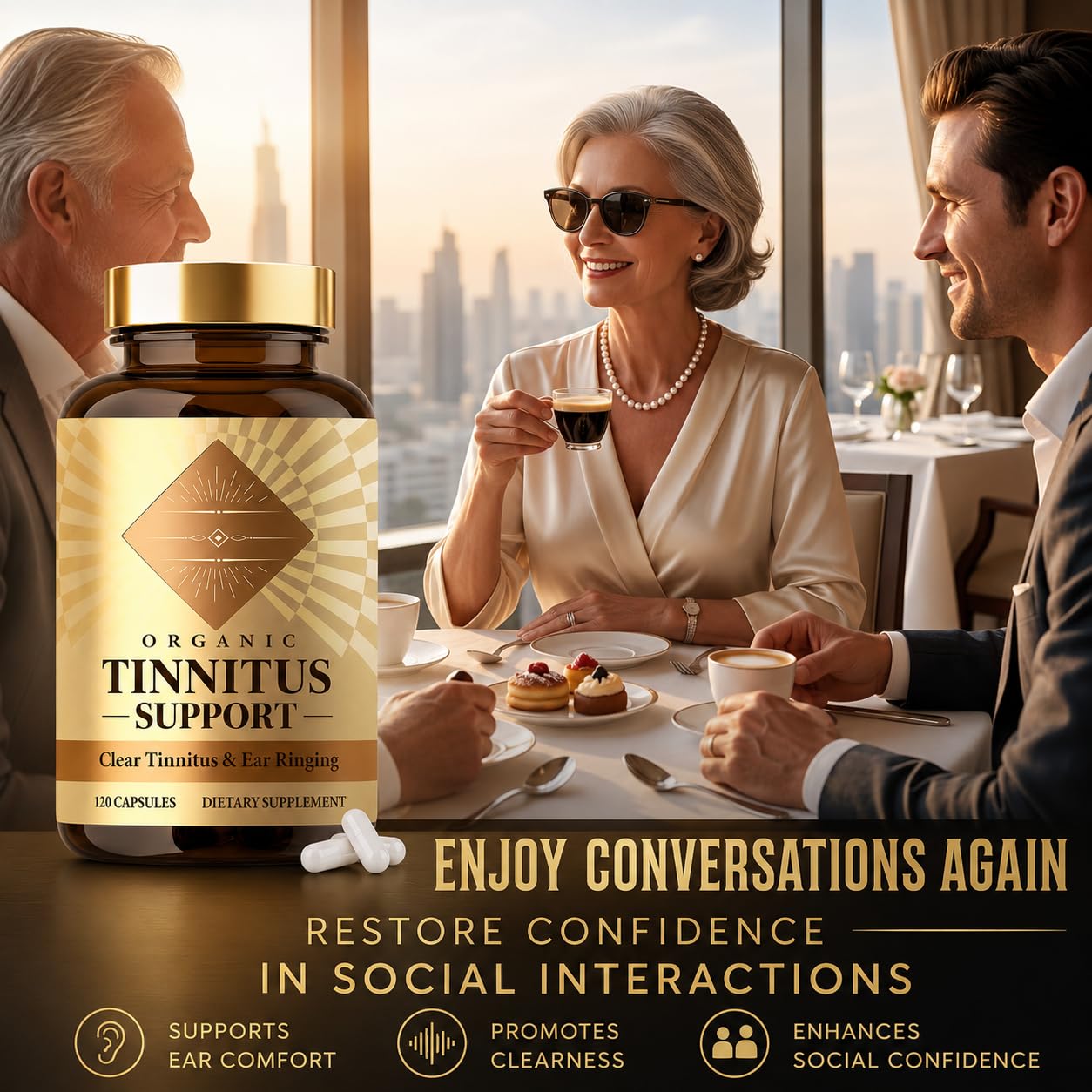 QDXHAYC Tinnitus Relief for Ringing Ears Capsules 360