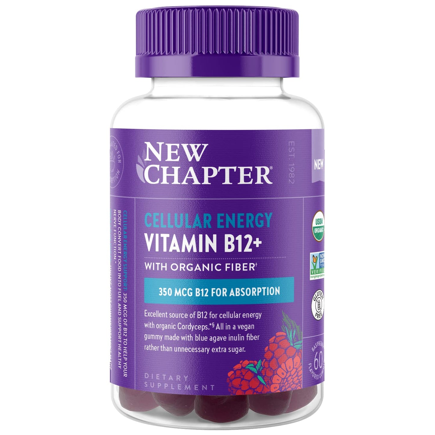 New Chapter Organic Vitamin B12+ Gummies 60 Gummies