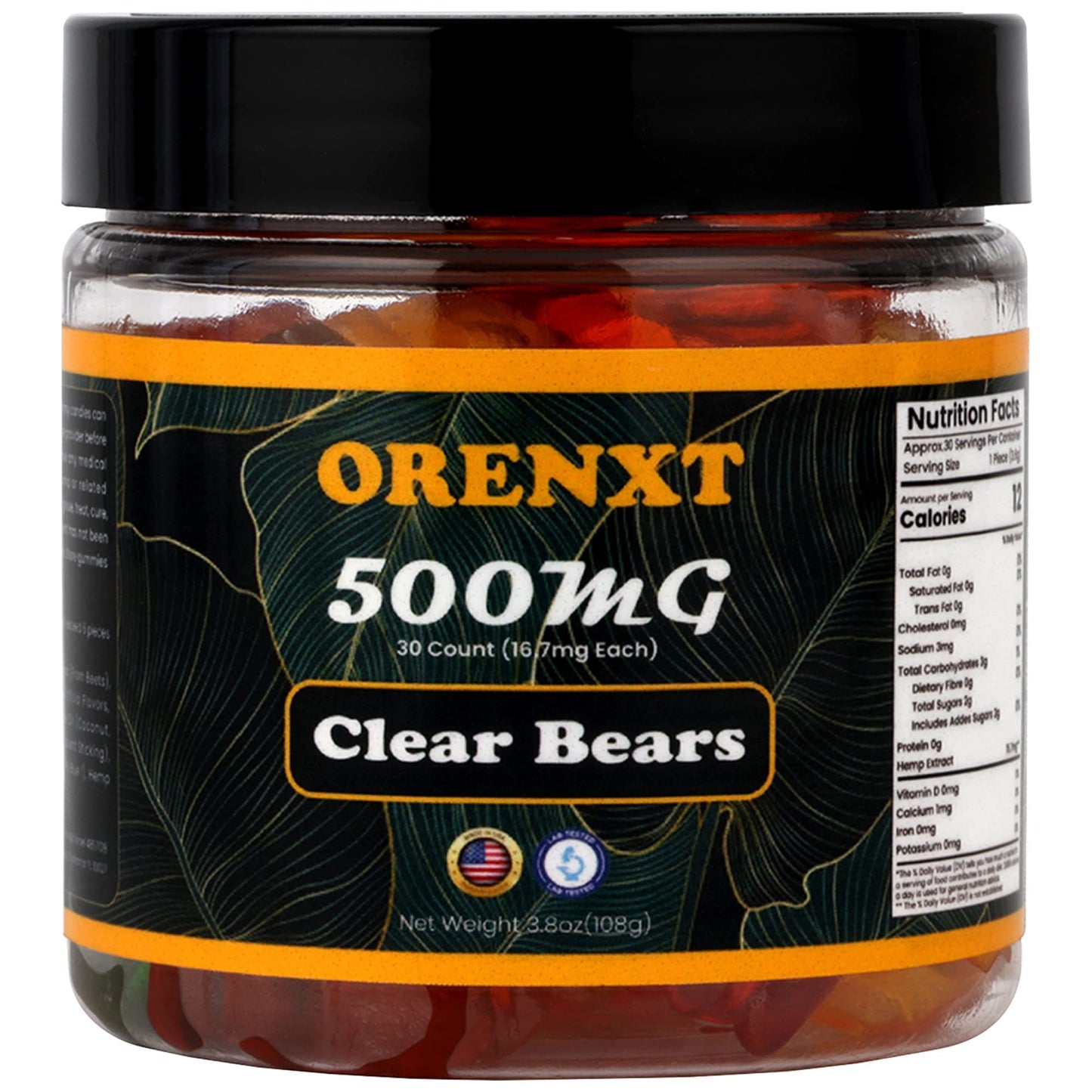 Generic Organic Bear Hemp Gummies for Sleep Gummy, 30 Count