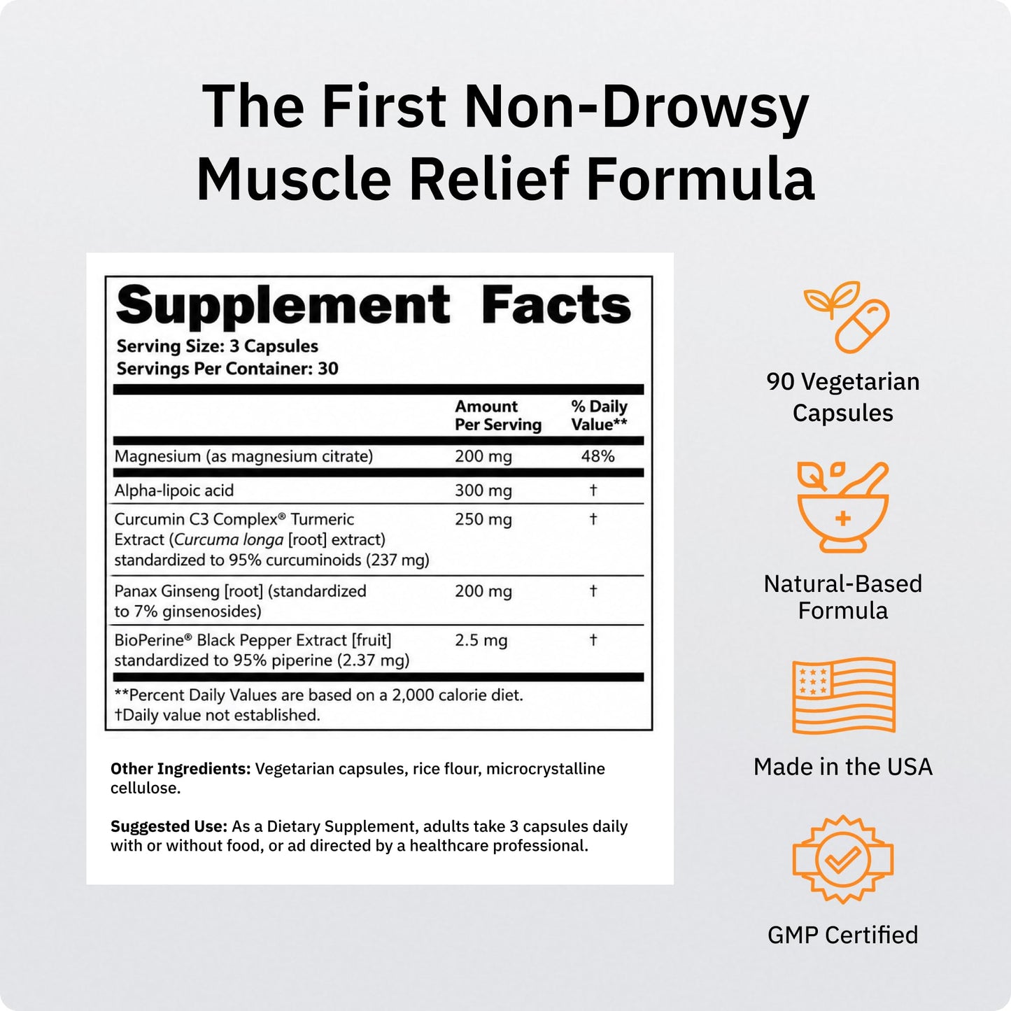SaltWrap Mag 3D Daytime Non-Drowsy Leg Cramp & Muscle Relief Capsule 90