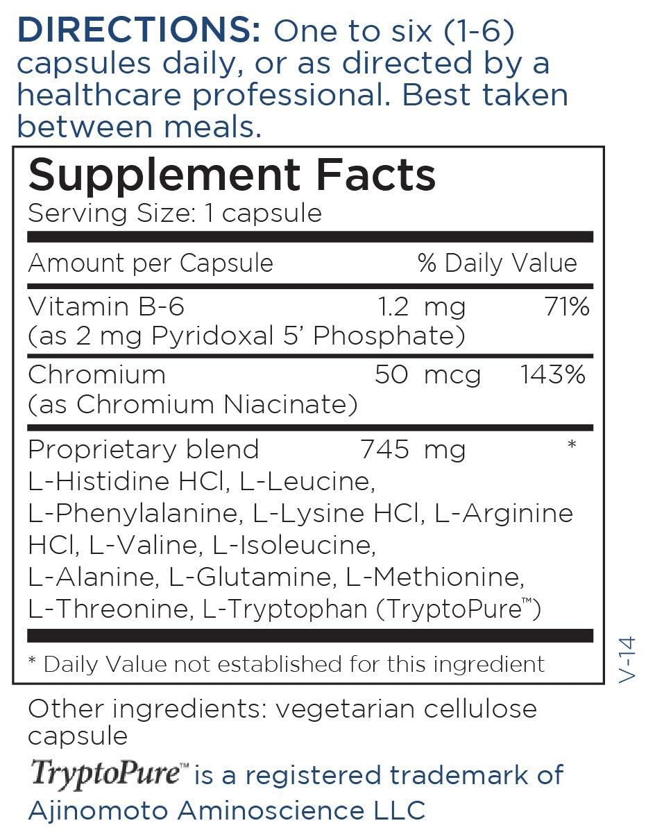 Metabolic Maintenance BAM - Essential Amino Acid Formula - Supports Energy & Brain Function - Hypoallergenic - 180 Capsules