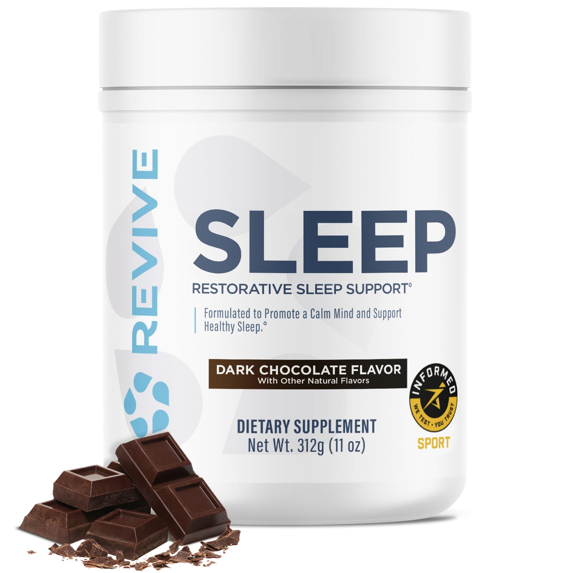 Revive Sleep Support Supplement for Adults Powder, 11 oz