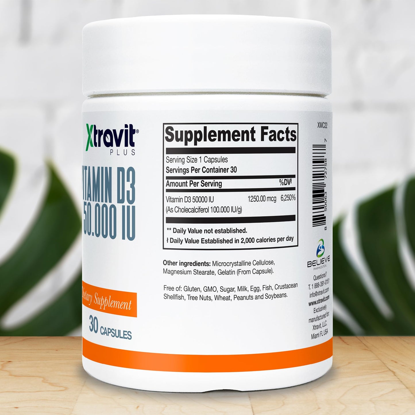 Xtravit Vitamin D Supplement 30 Capsules