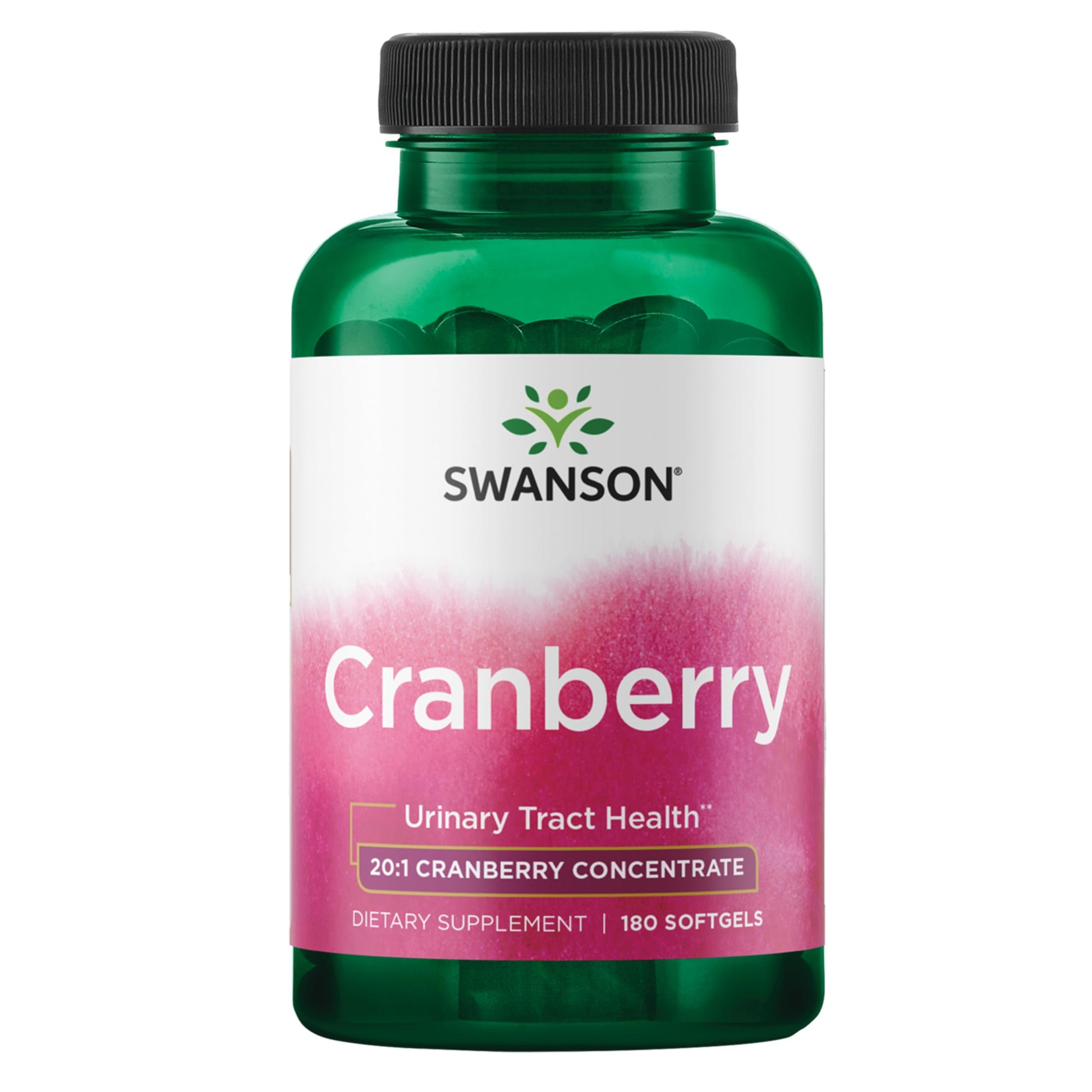 Swanson Cranberry 20:1 Juice Concentrate Softgels, 180 Count