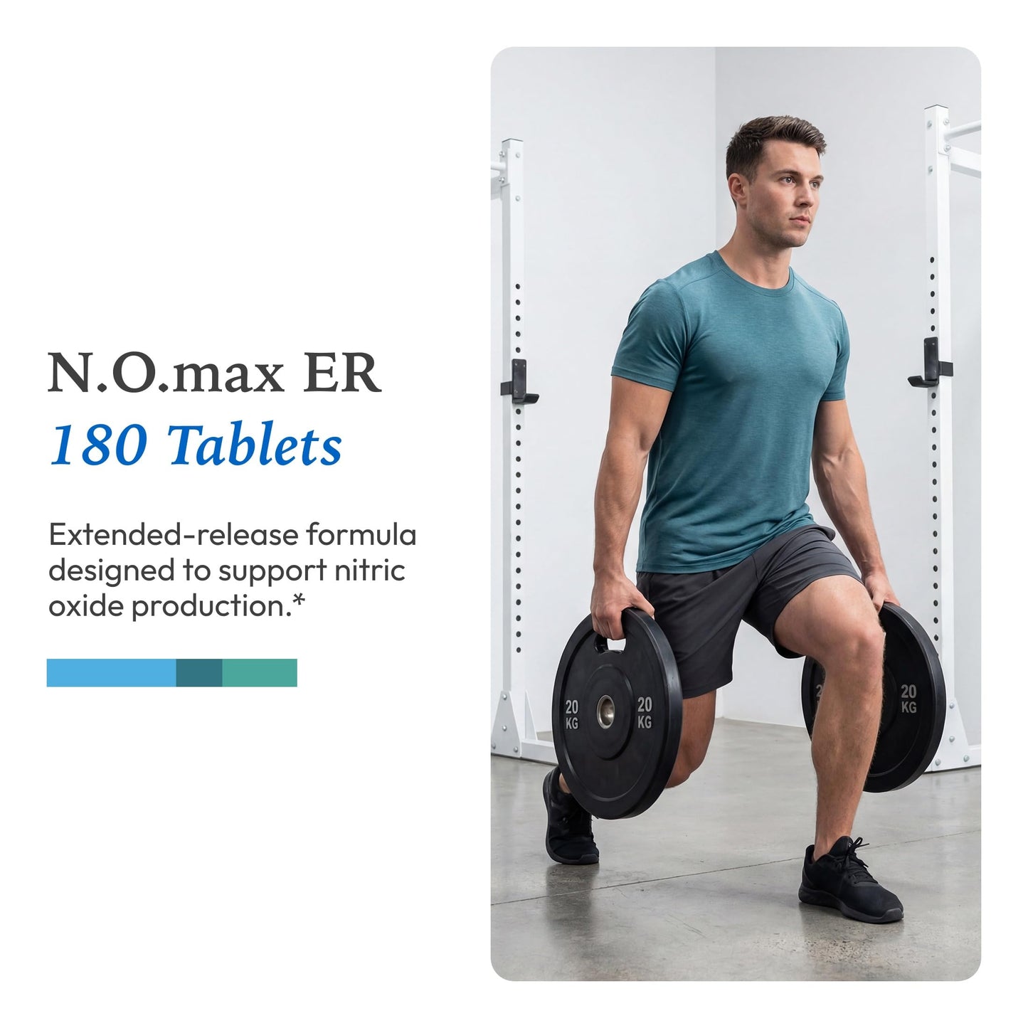 XYMOGEN N.O.max ER Arginine Alpha-Ketoglutarate Nitric Oxide Precursor 180 Tablets