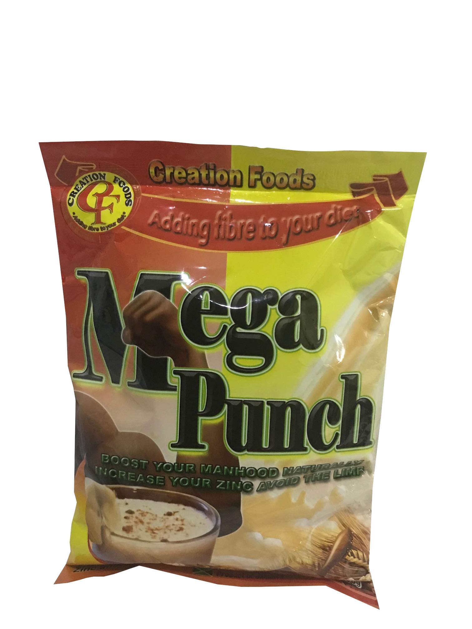 Creation Foods Mega Punch Jamaica's Finest Breakfast and Sports Men's Health Drink Powder, 3 Pack, 5.2911