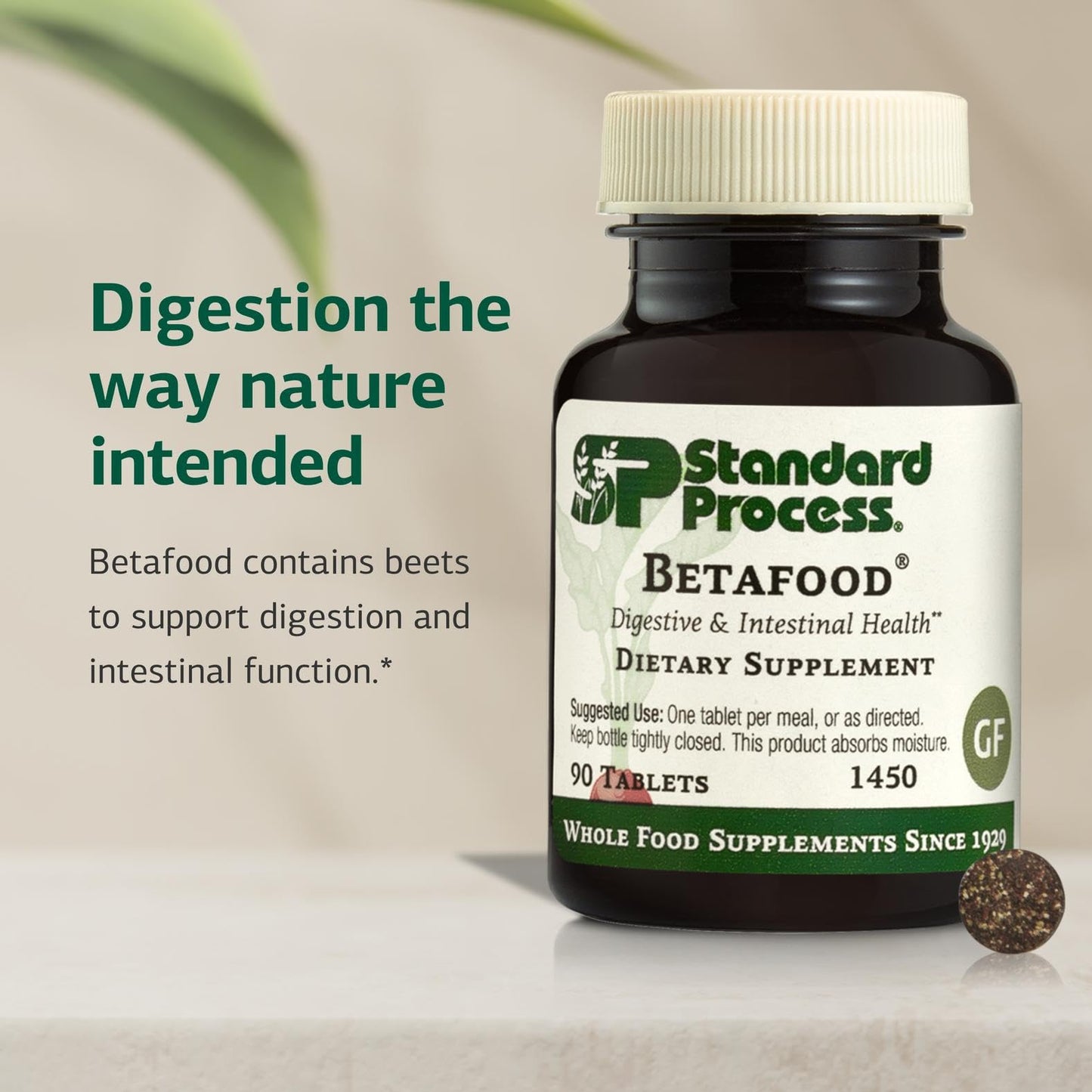 Standard Process Betafood Digestive & Intestinal Supplement 90 Tablets