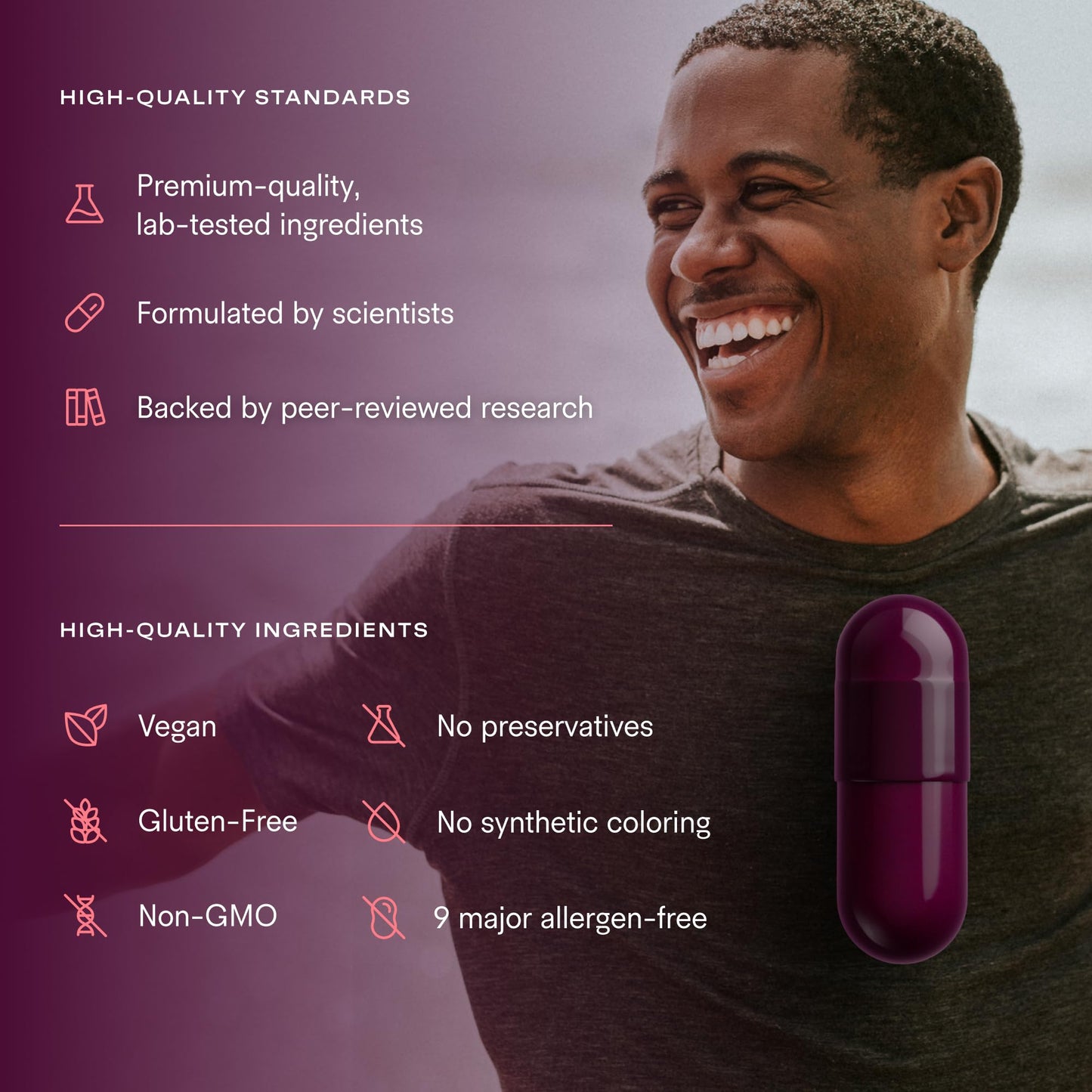 Tally Health Healthy Aging Longevity Supplement, Spermidine Cellular Health, 120 Capsules