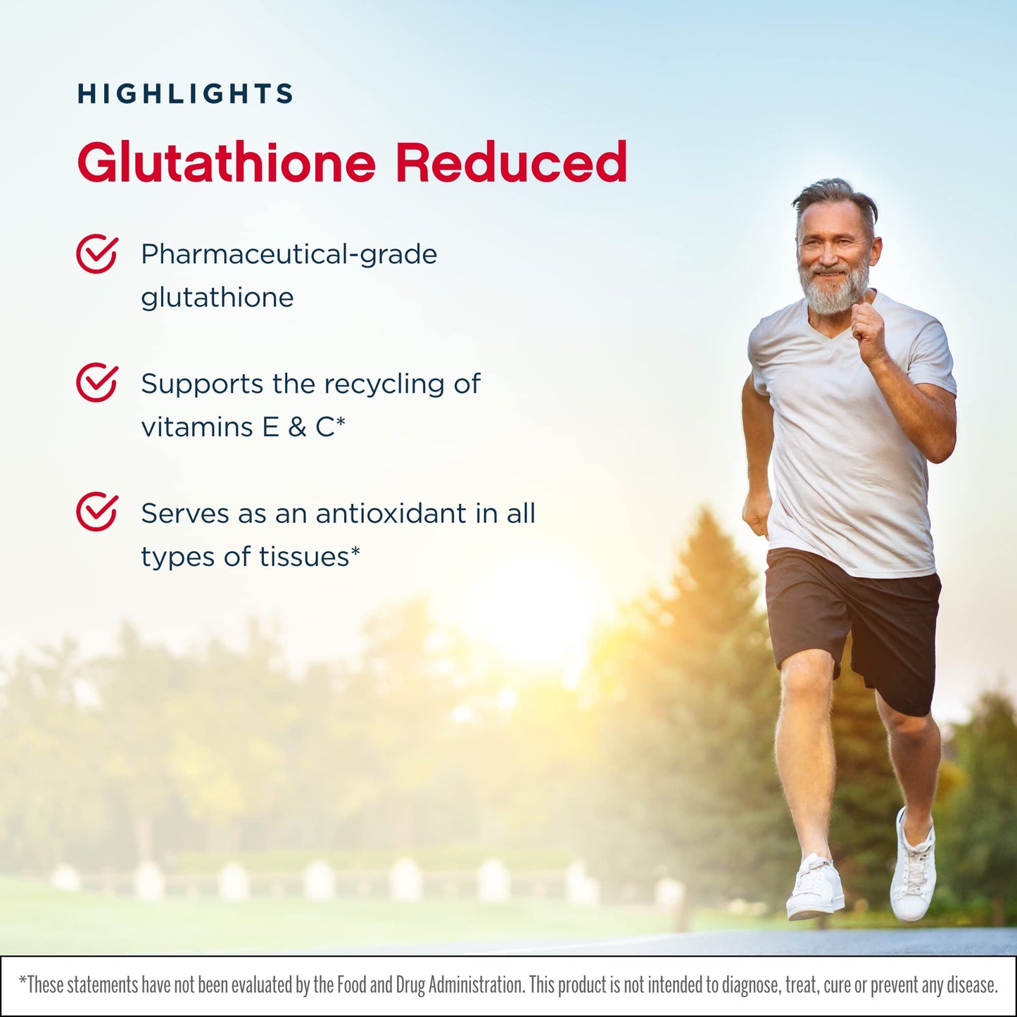 Jarrow Formulas Glutathione Reduced 500 mg Capsules 120 Capsules