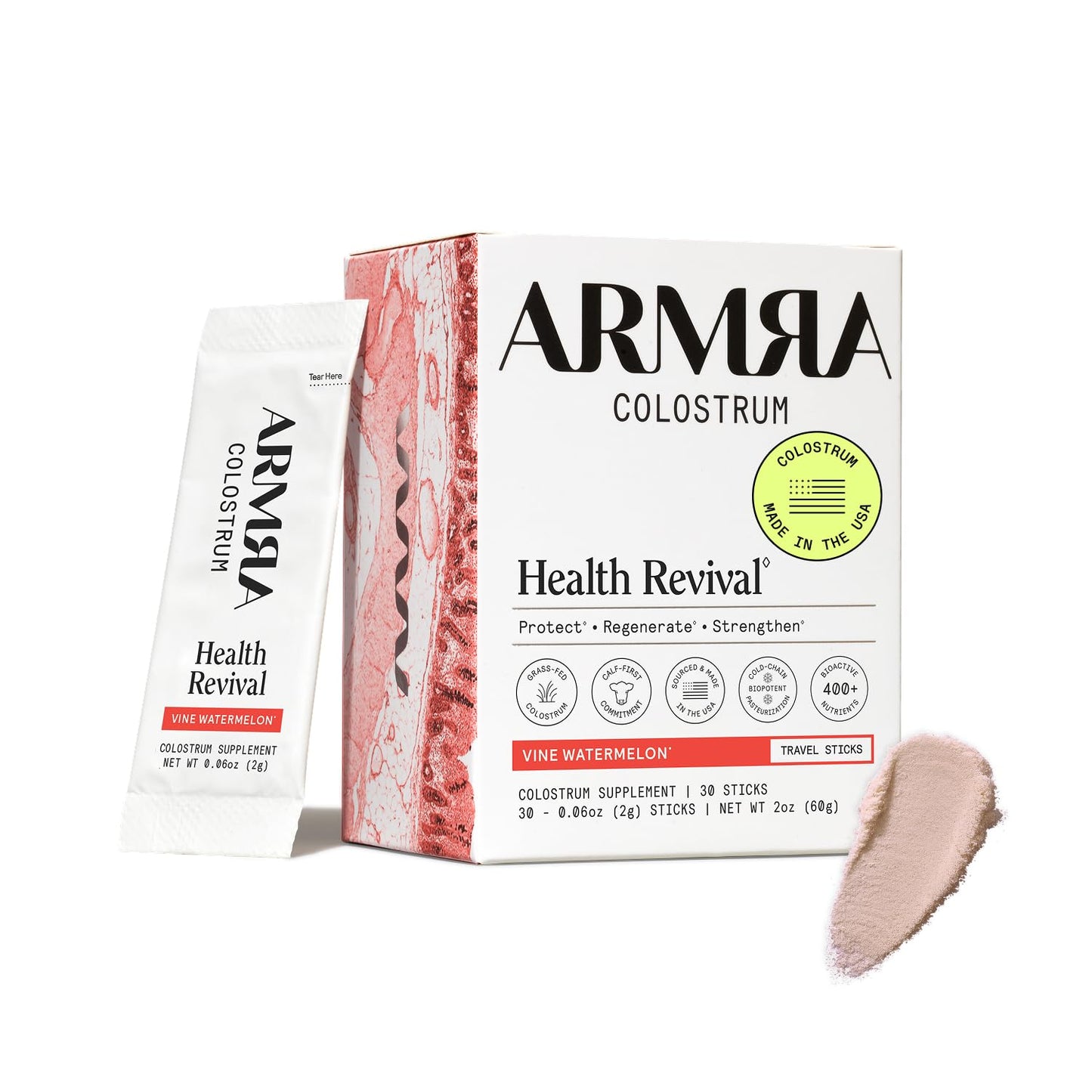 ARMRA Colostrum Powder Vine Watermelon, 2