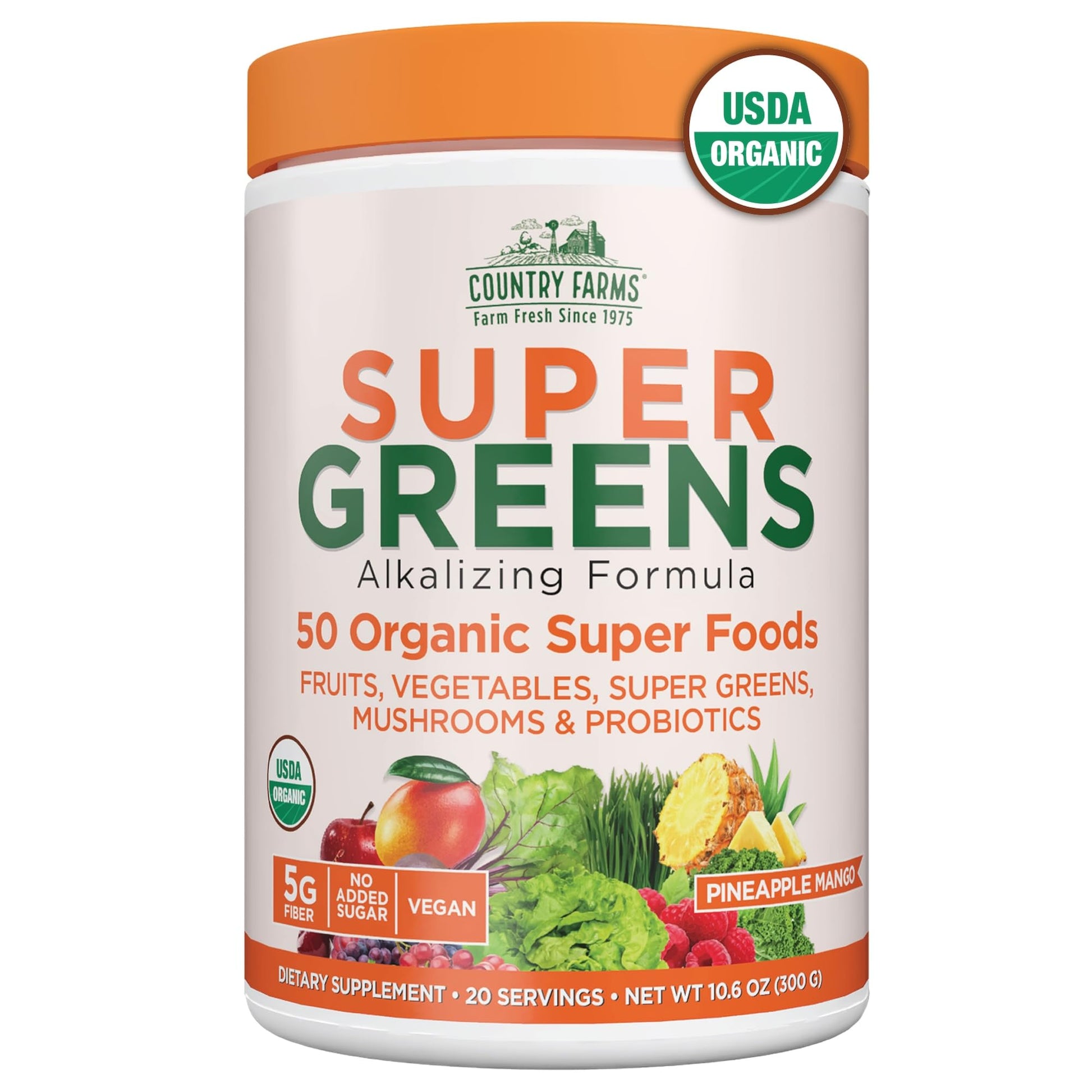 Country Farms Organic Super Greens Powder 10.6 oz