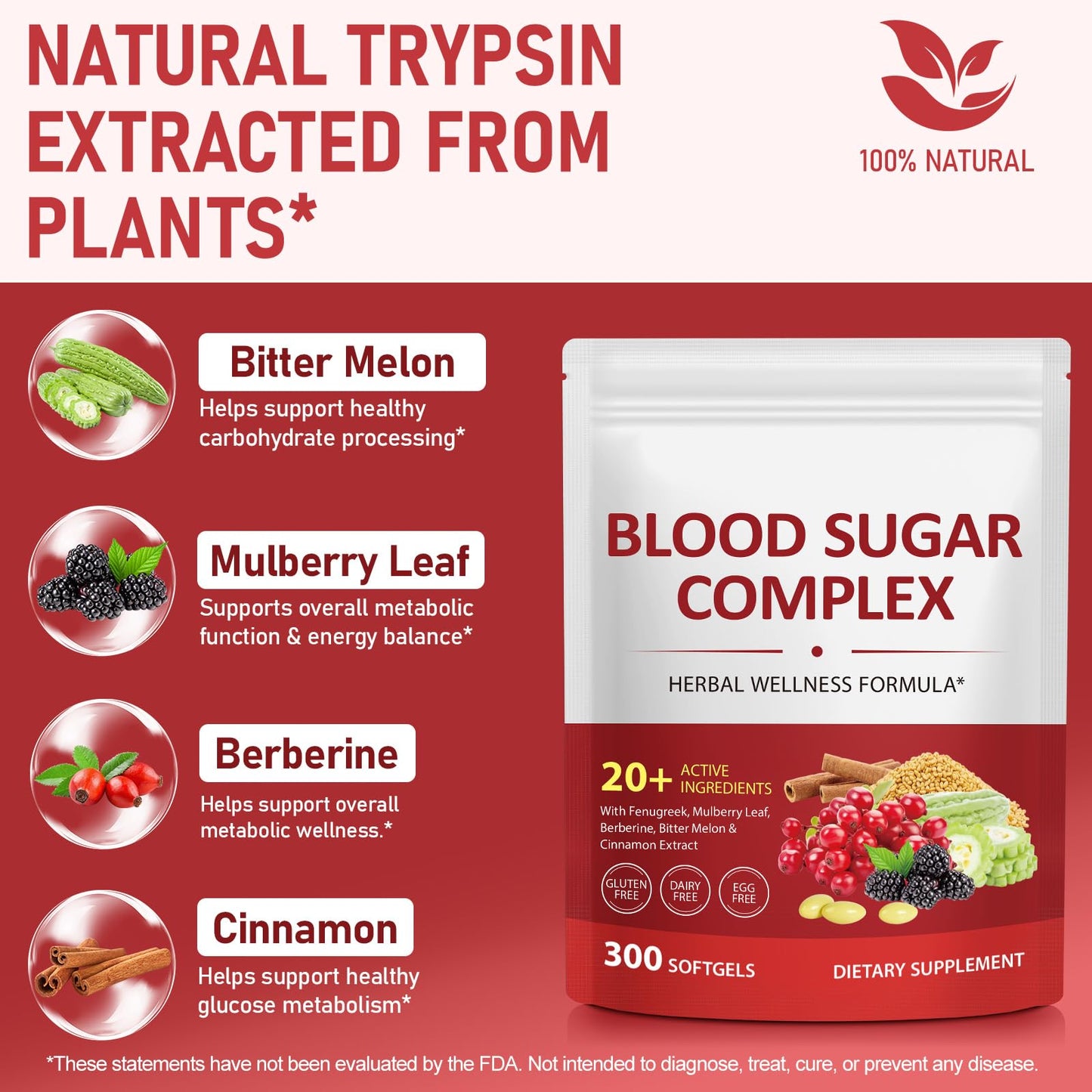 Nyloriaine Blood Sugar Complex Capsule, 300 Capsules
