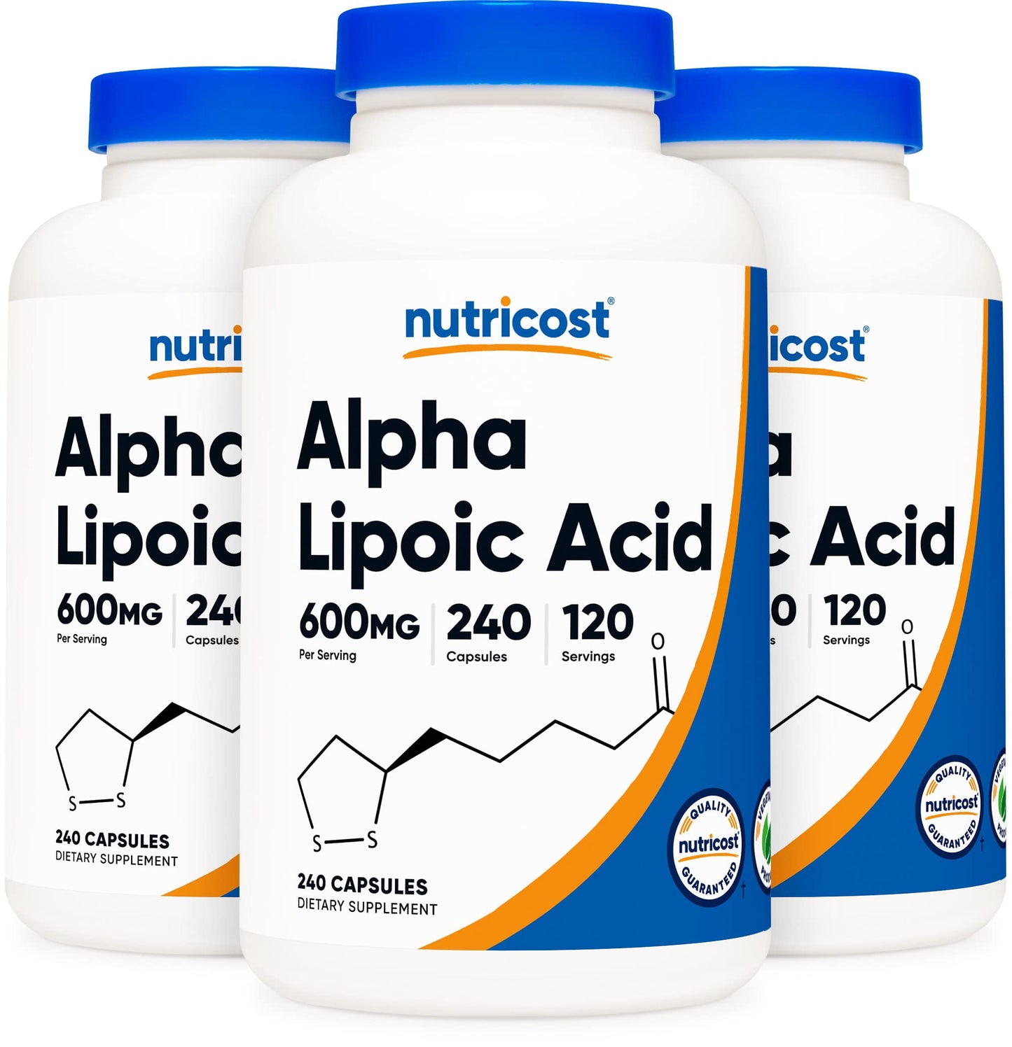 Nutricost Alpha Lipoic Acid 600mg Vegetarian Capsules, 720 Capsules