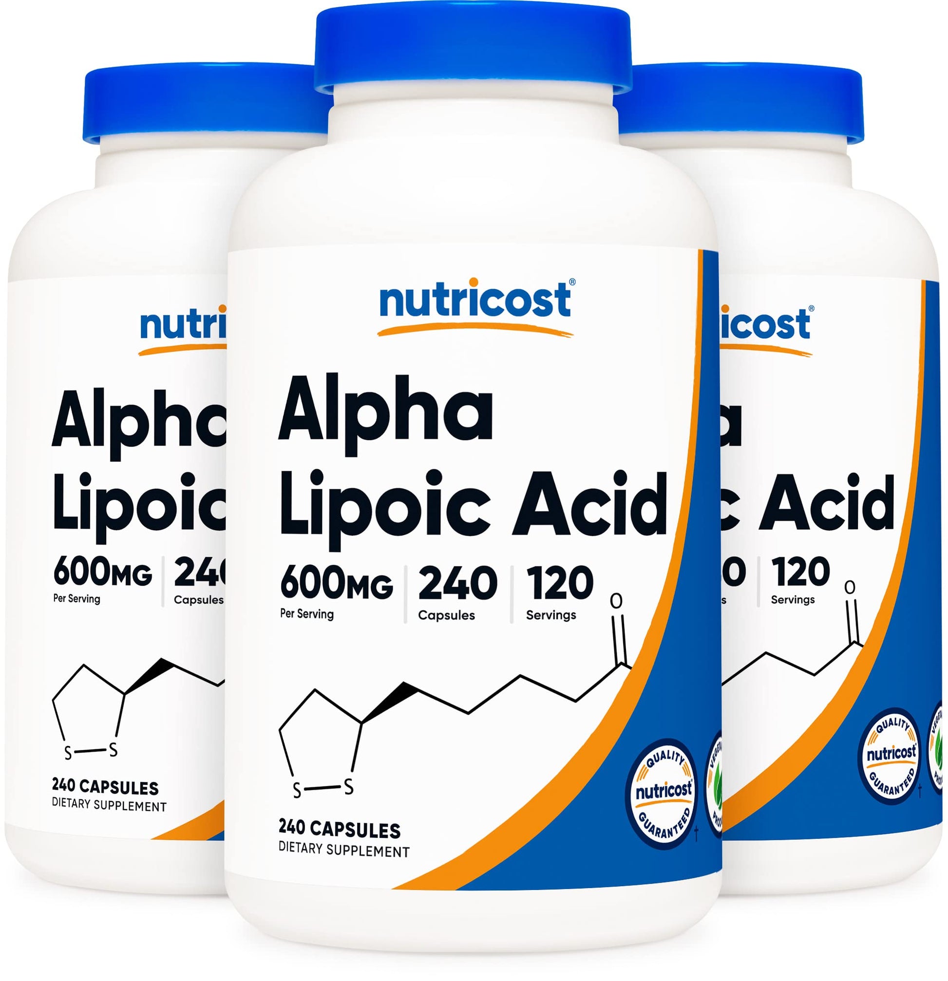 Nutricost Alpha Lipoic Acid 600mg Vegetarian Capsules, 720 Capsules