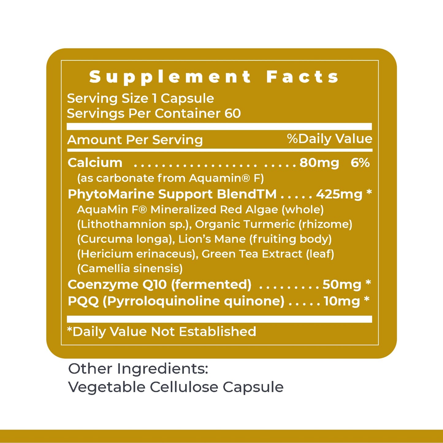 Premier Research Labs Premier PQQ Complex with CoQ10 Capsules 60 Count