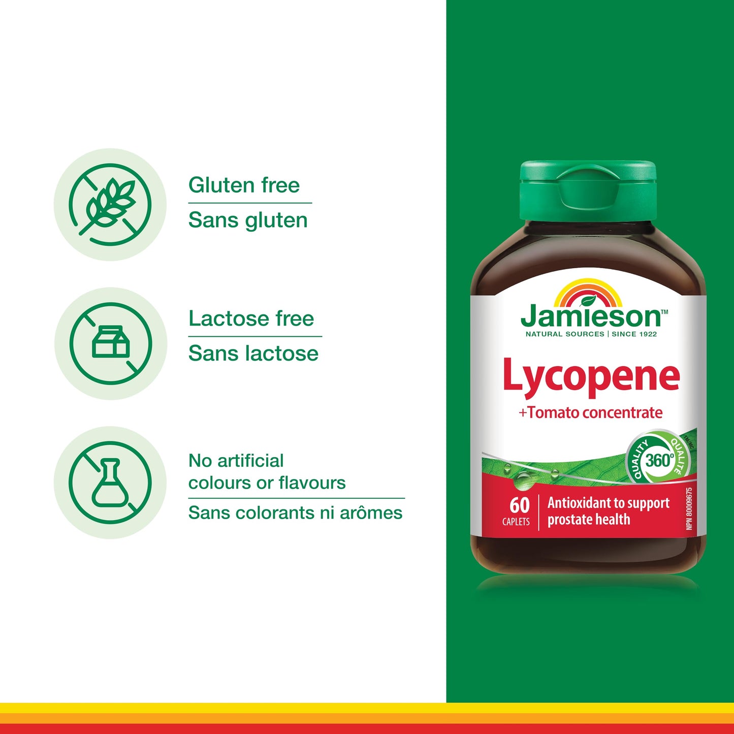Jamieson Laboratories Lycopene-Rich Tomato Concentrate Caplets 60