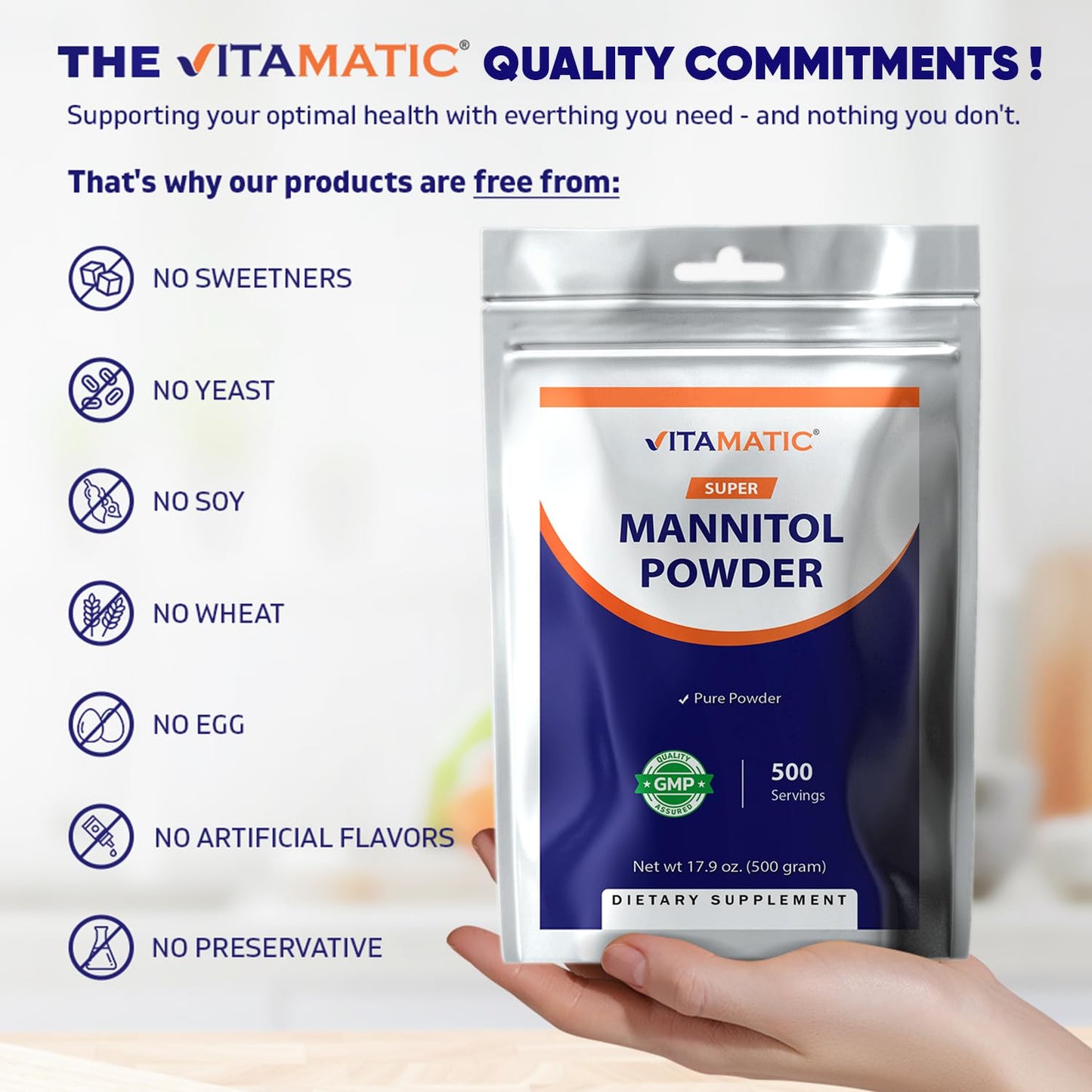 Vitamatic Mannitol Powder 35.8