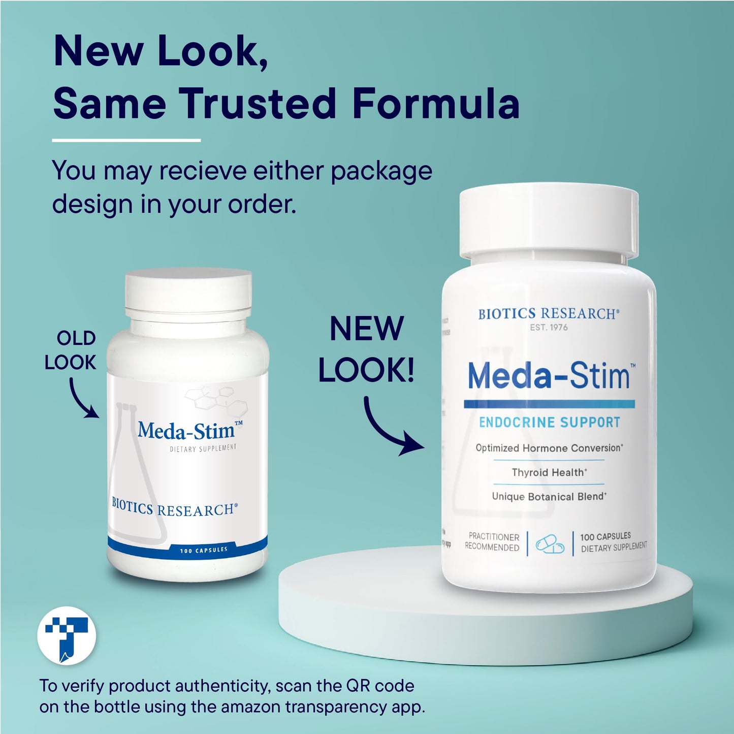 Biotics Research Meda Stim Support Endocrine Function Capsule, 100 Capsules
