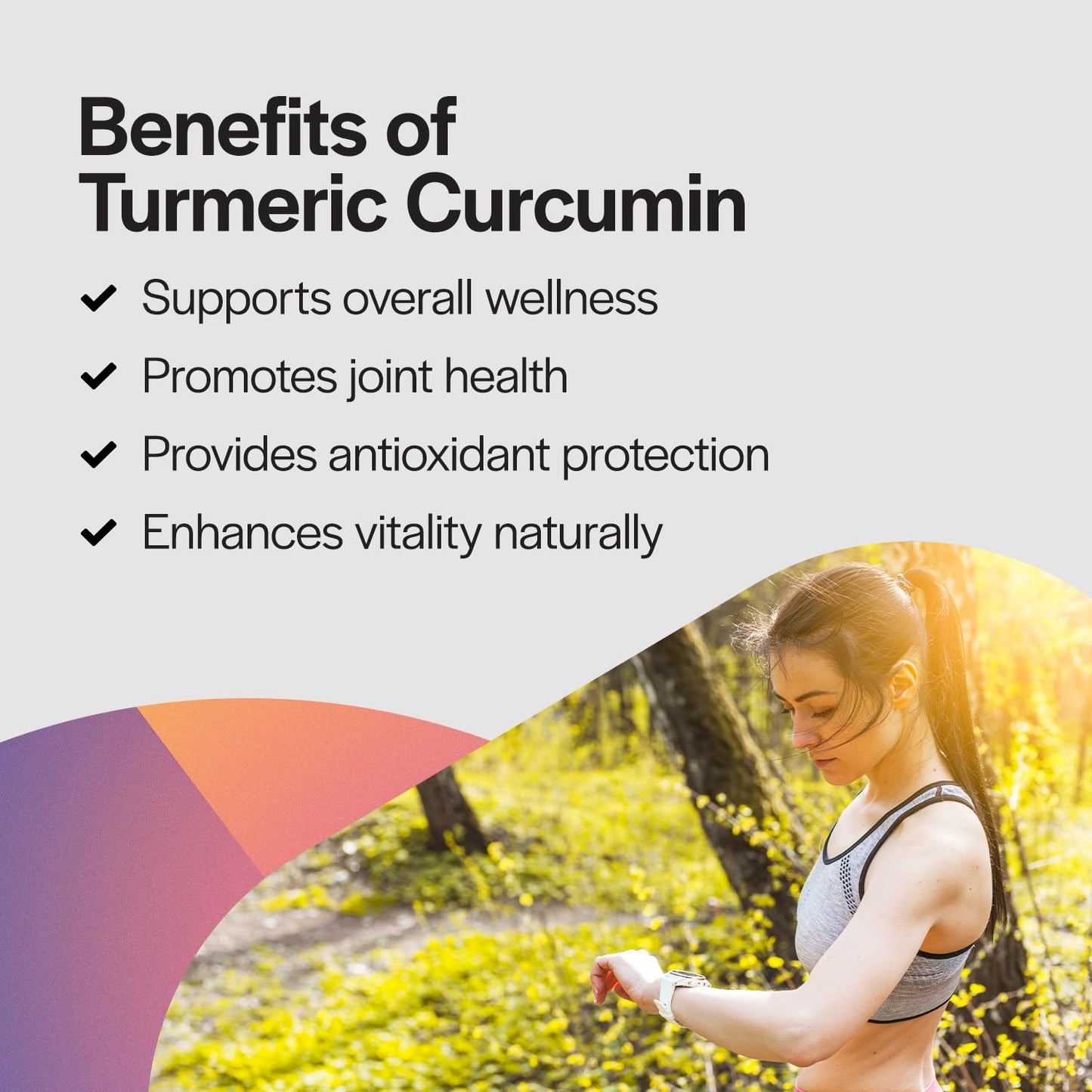 PureFormulas Turmeric Curcumin Supplement for Flexibility, Natural Antioxidant Support, 95% Curcuminoids, Vegan, Gluten-Free, Dairy-Free, Non-GMO, Capsule, 120 Count