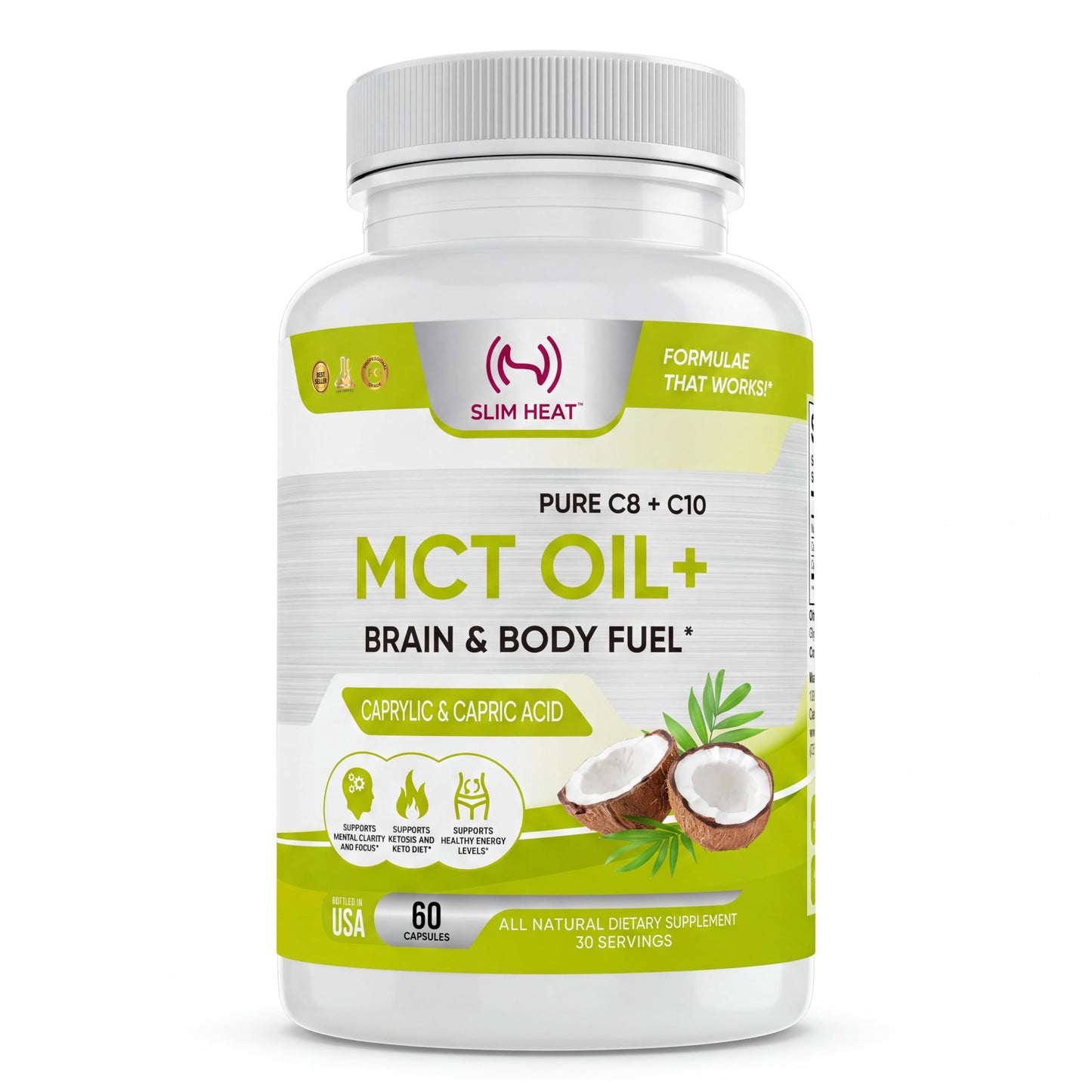 Slim Heat MCT Oil Softgels 60 Count