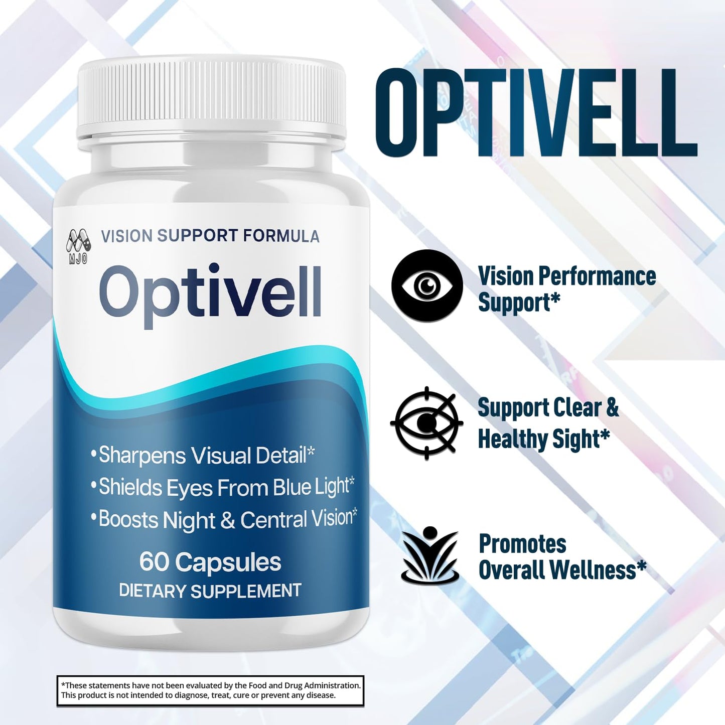 MJO Optivell Eye Capsules, 60 Capsules