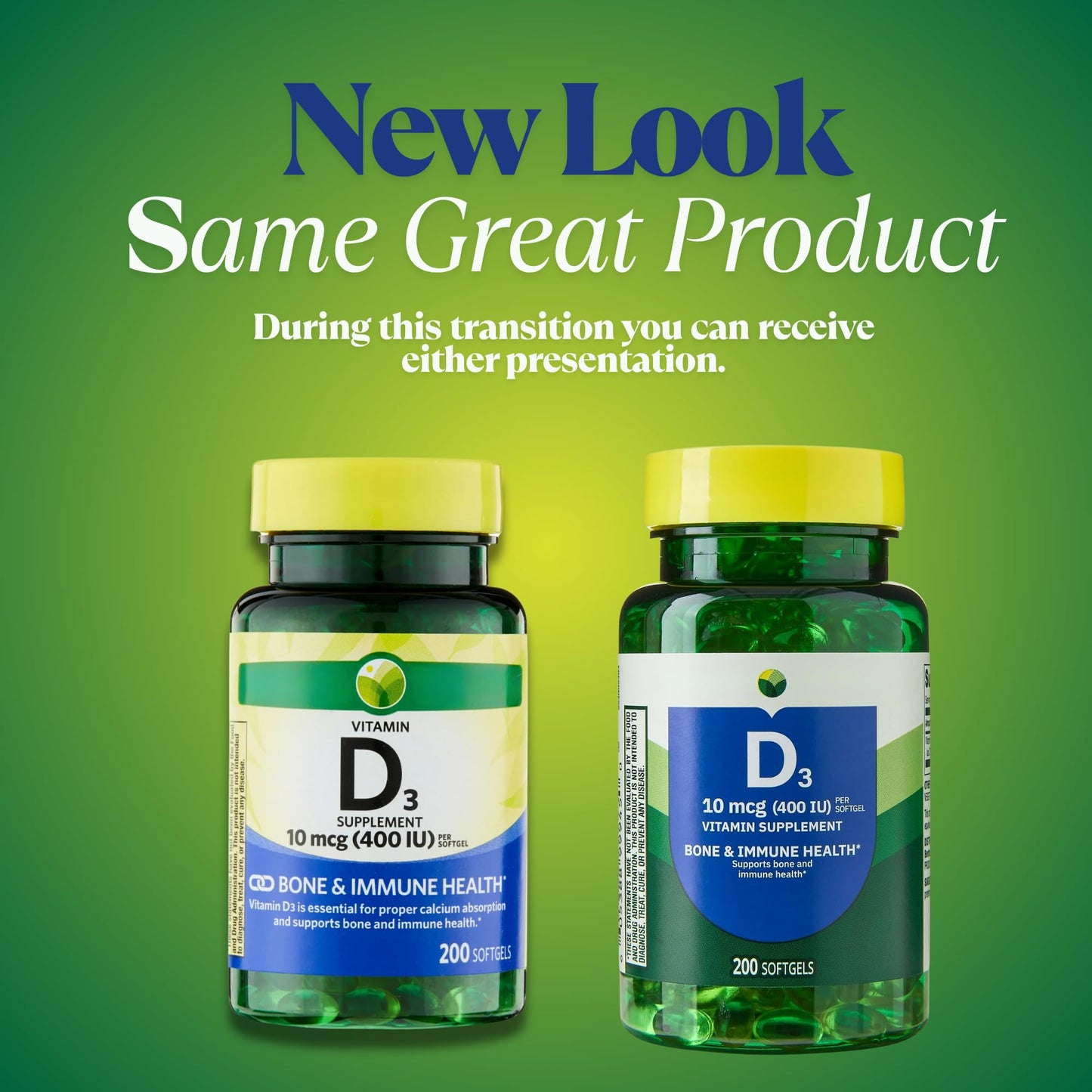 KP+ Vitamin D3 10 mcg (400 IU) Softgels, 200 Count