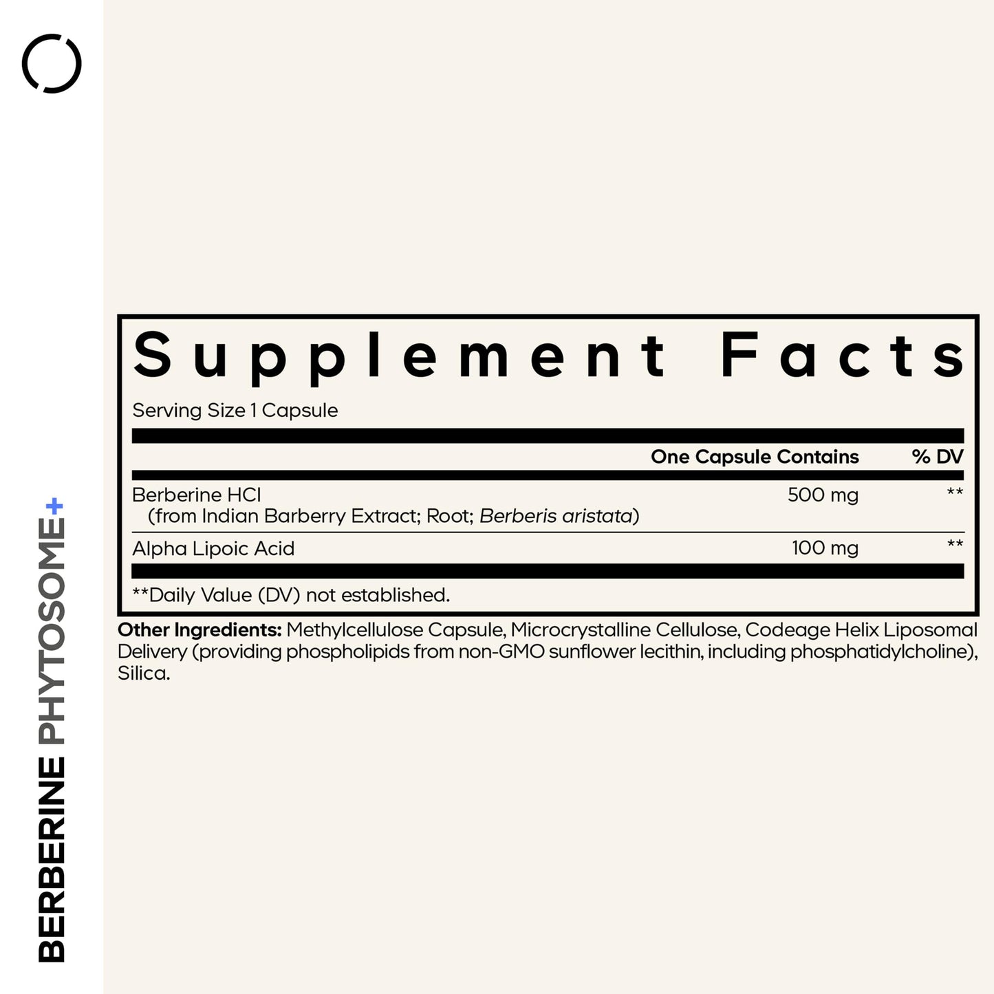 Codeage Berberine Phytosome Supplement 60 Capsules