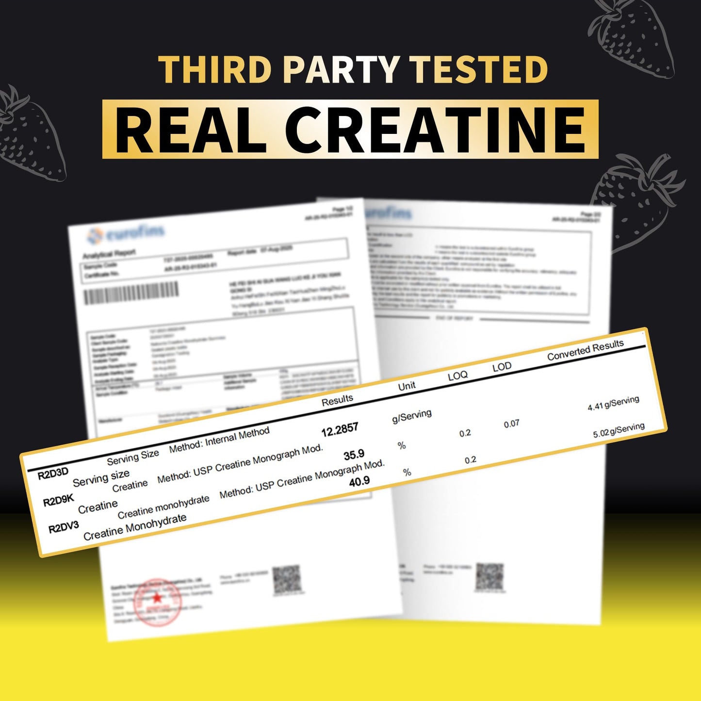 Nutravita Creatine Monohydrate Gummies, 120 Count