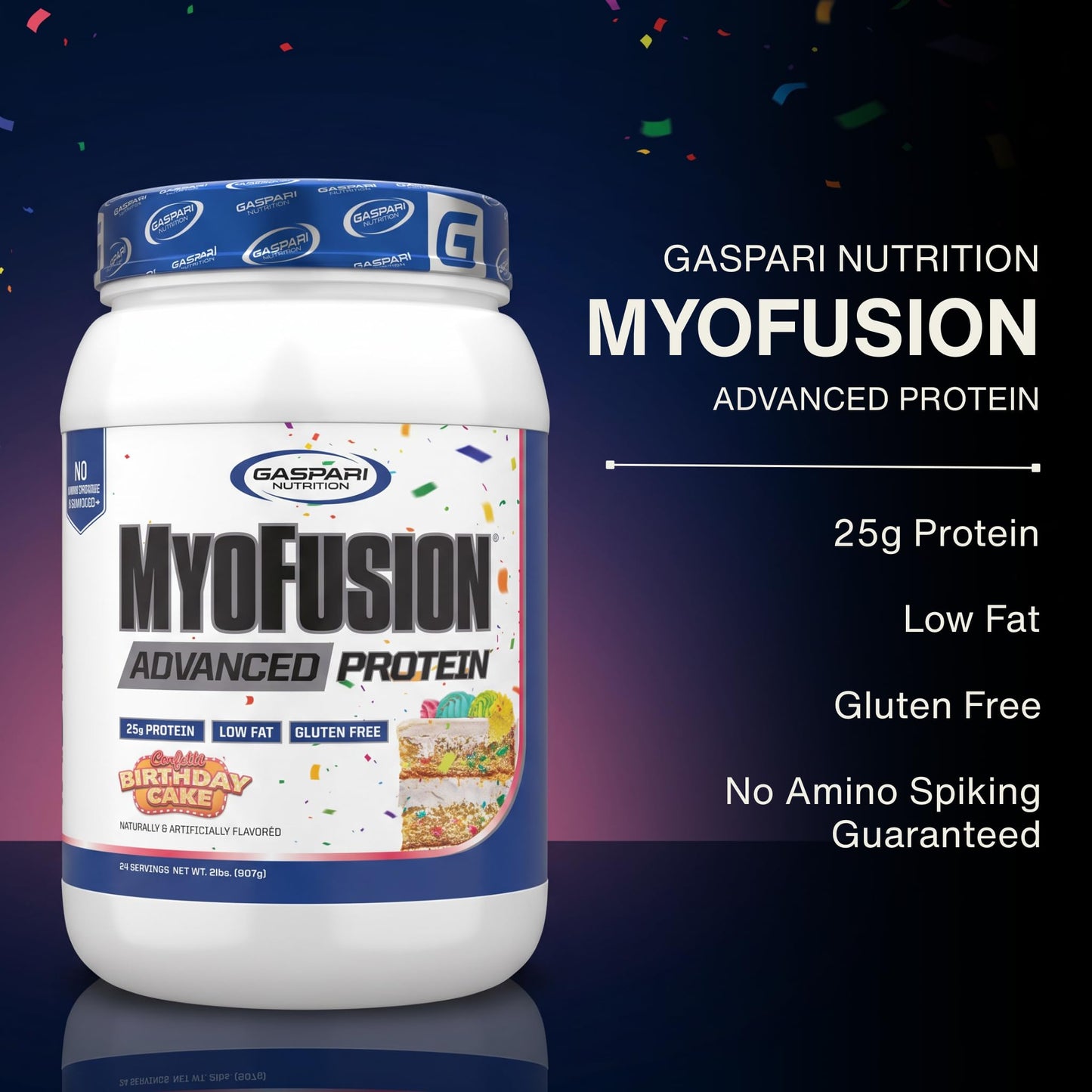 Gaspari Nutrition Myofusion Advanced Protein Protein Powder 32 Servings